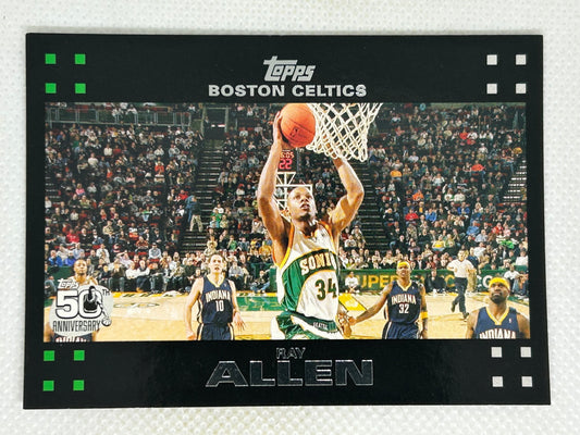 2007-08 Topps #9 Ray Allen Boston Celtics