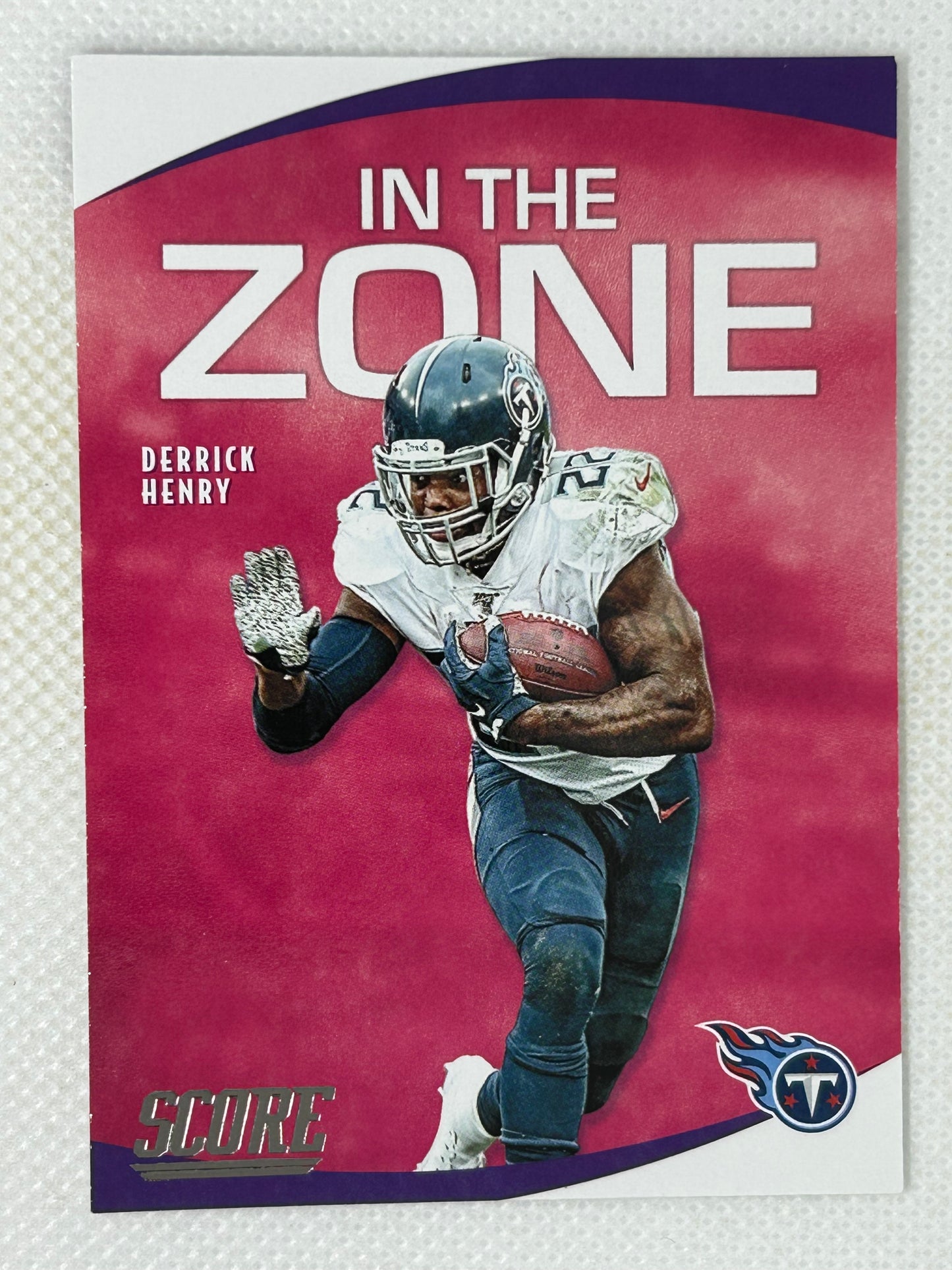 2020 Panini Score In the Zone #IZ-DH Derrick Henry Tennessee Titans 🏈