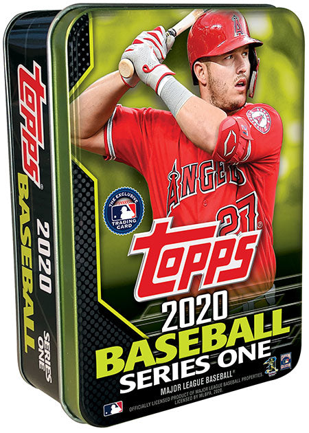 2020 Topps Series 1 Baseball Retail Exclusive Tin Box Mike Trout Cover