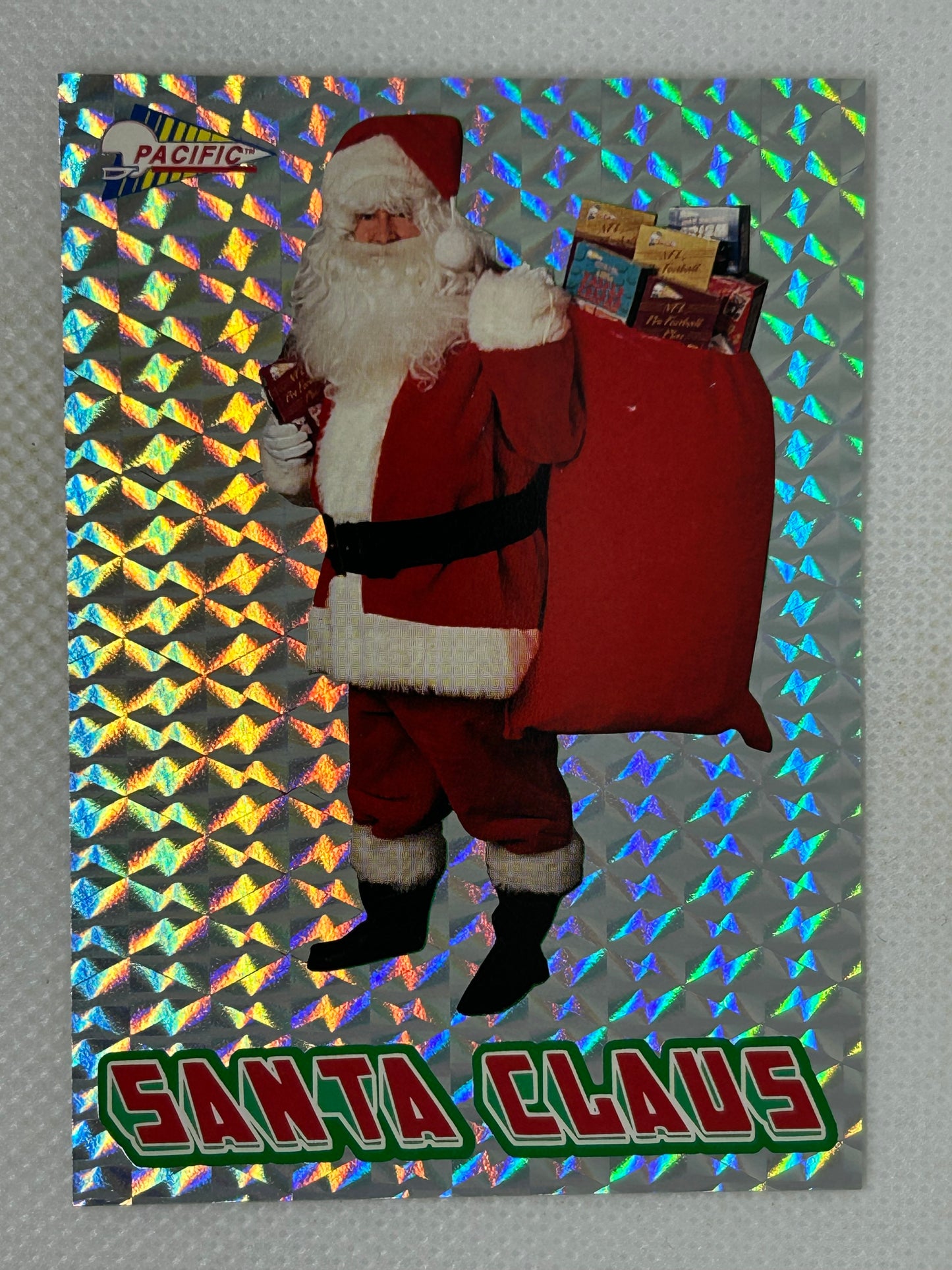 1993 Pacific Prism Santa Claus #Santa Claus-1993 Promo Card
