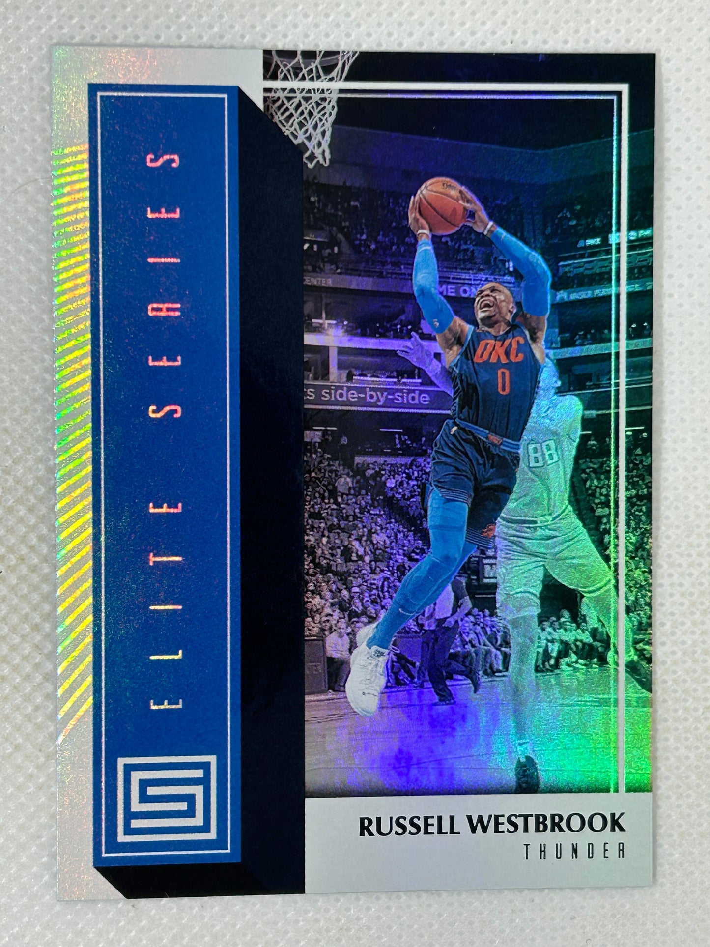 2018-19 Panini Status Elite Series SP #21 Russell Westbrook Oklahoma City Thunder