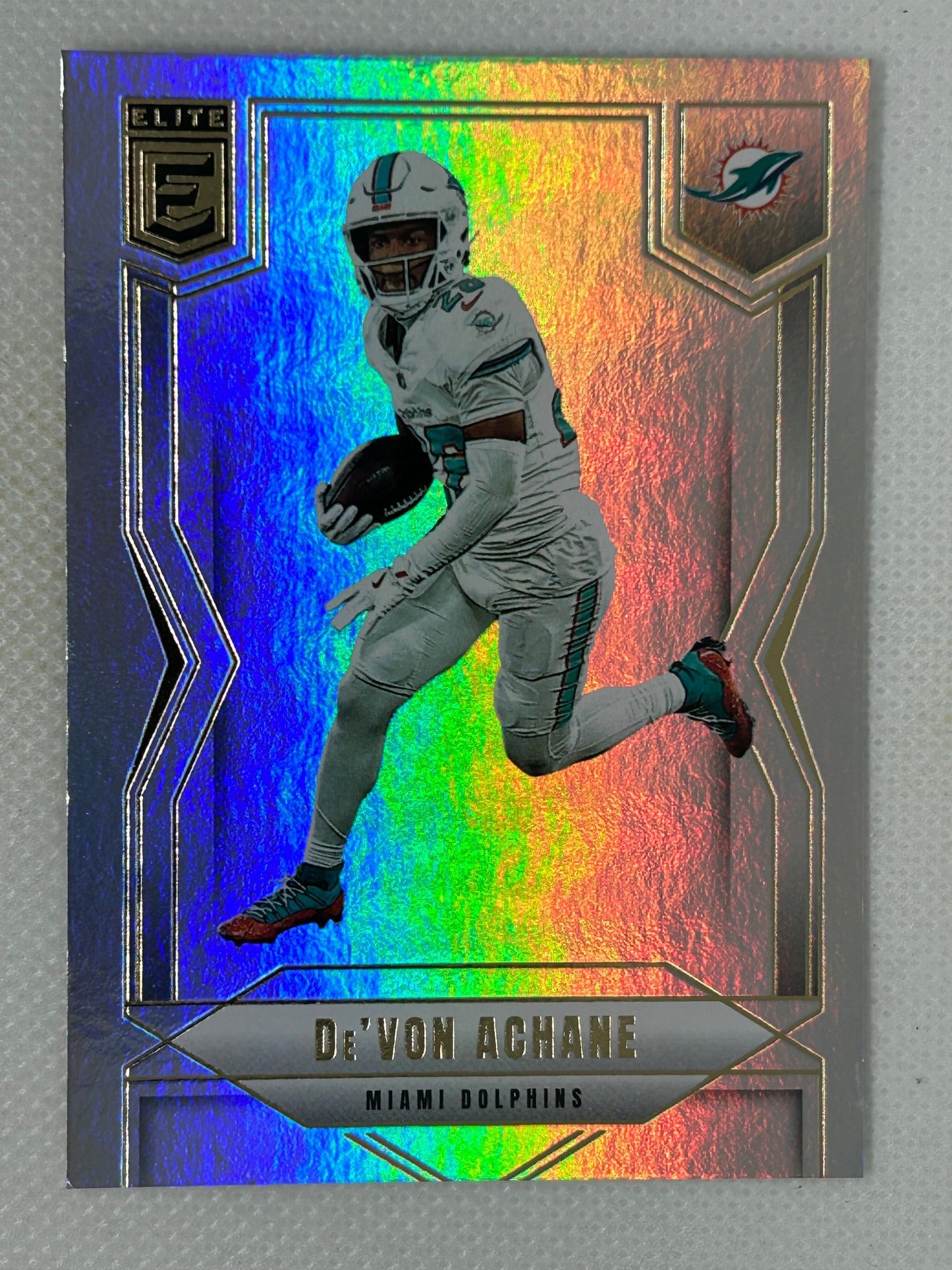 2025 Panini Donruss Elite #44 De'Von Achane Miami Dolphins