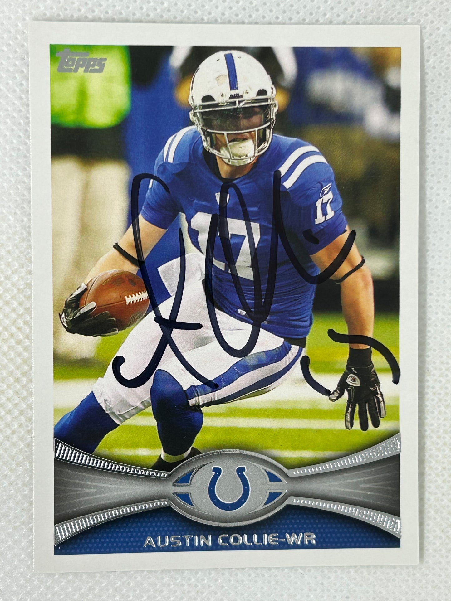 2012 Topps Austin Collie #271 Indianapolis Colts Signed Card