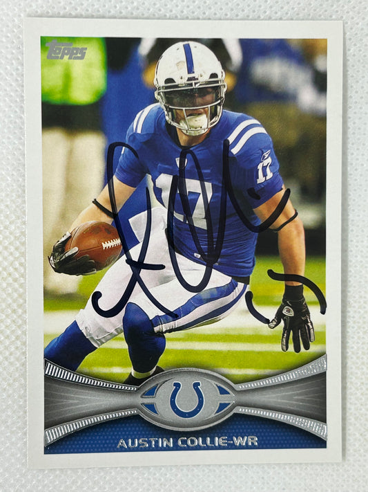 2012 Topps Austin Collie #271 Indianapolis Colts Signed Card