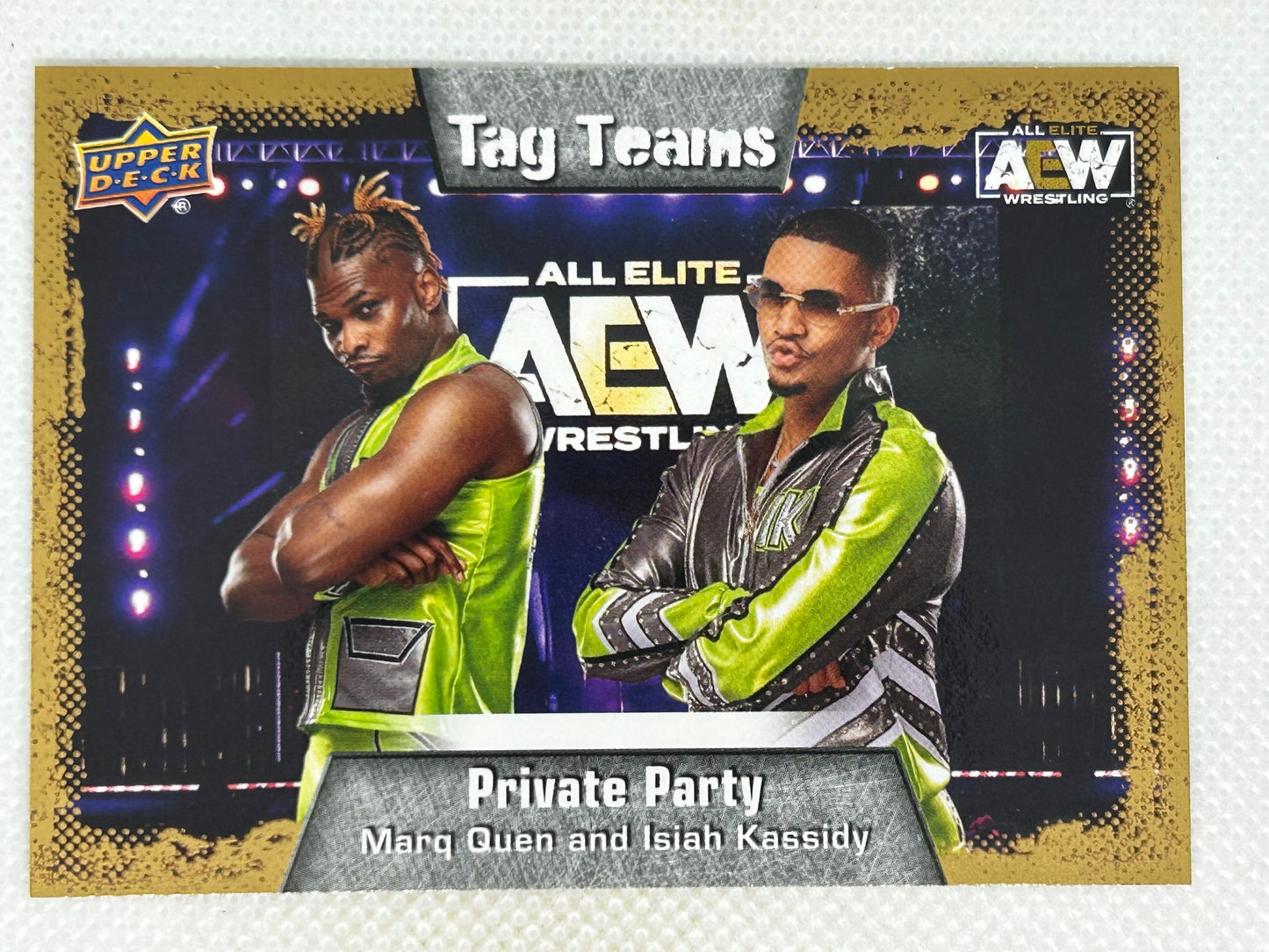 2022 Upper Deck AEW Wrestling Gold Tag Teams Private Party #88