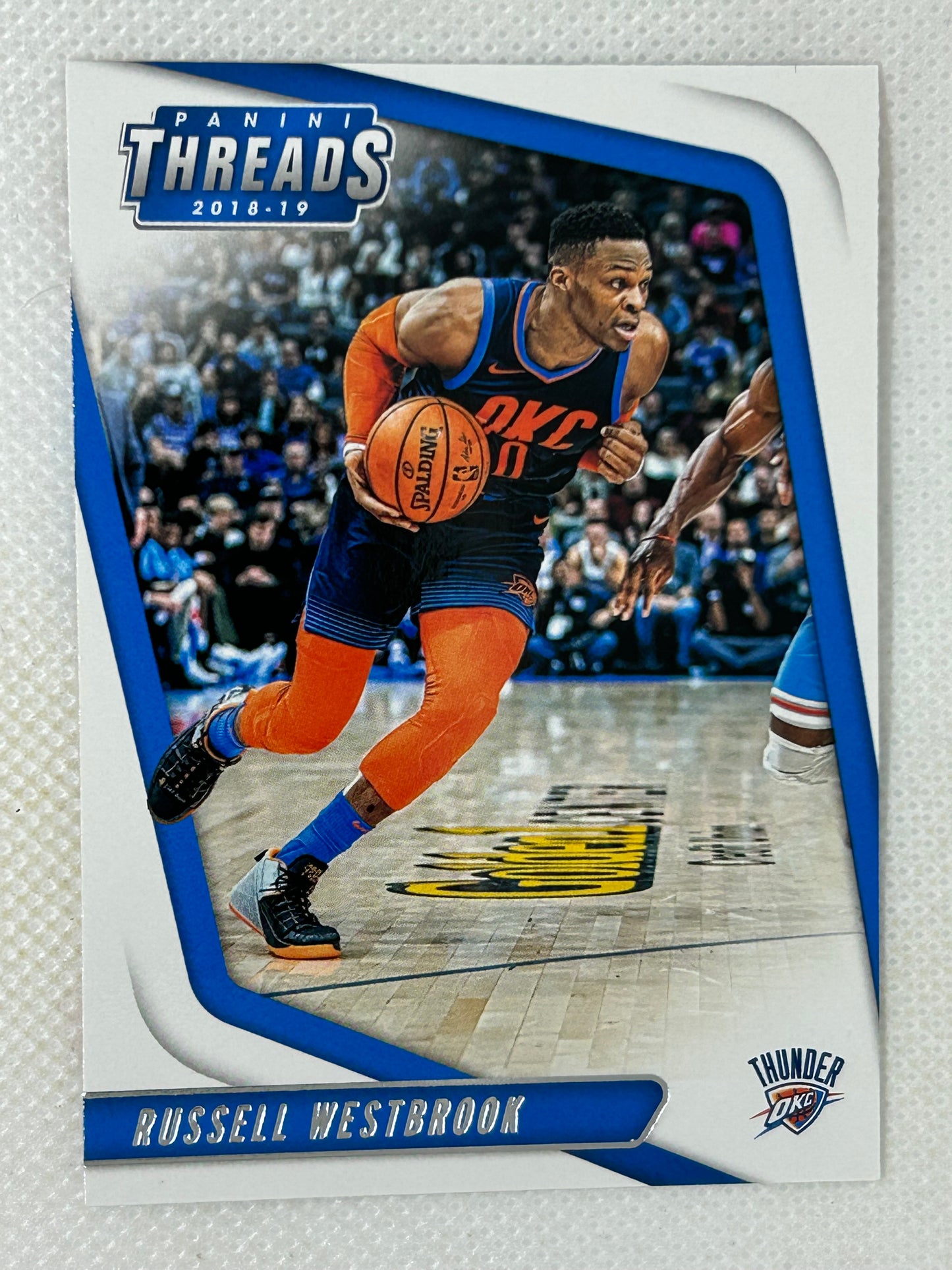 2018-19 Panini Threads #86 Russell Westbrook Oklahoma City Thunder