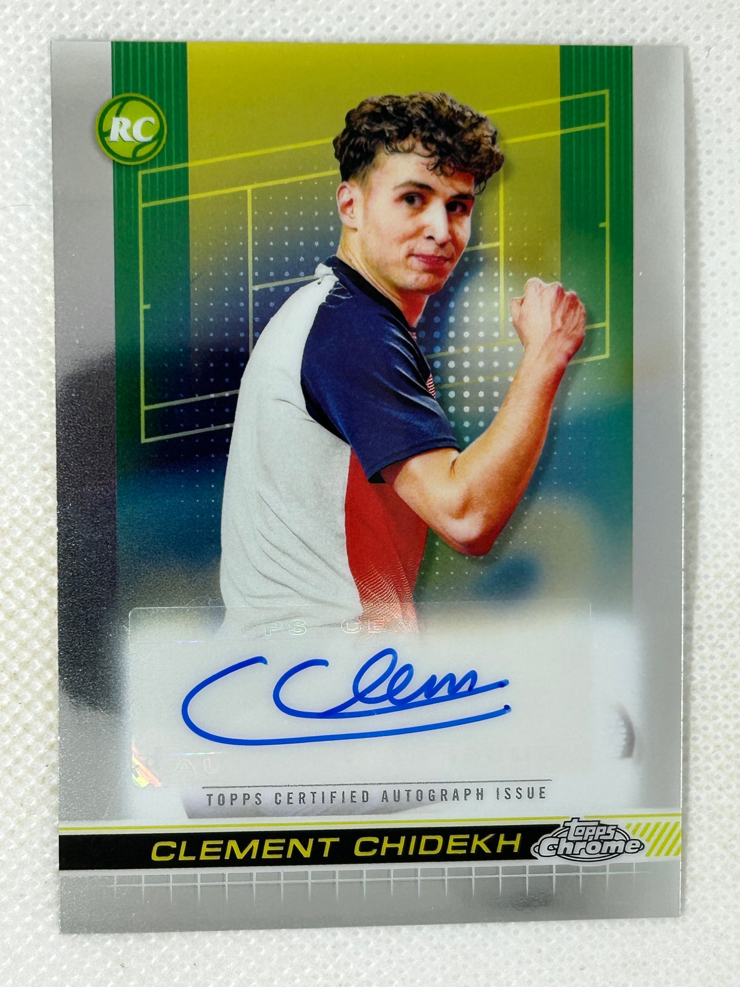 2024 Topps Chrome Tennis Clement Chidekh Rookie Autograph #TCA-CCH