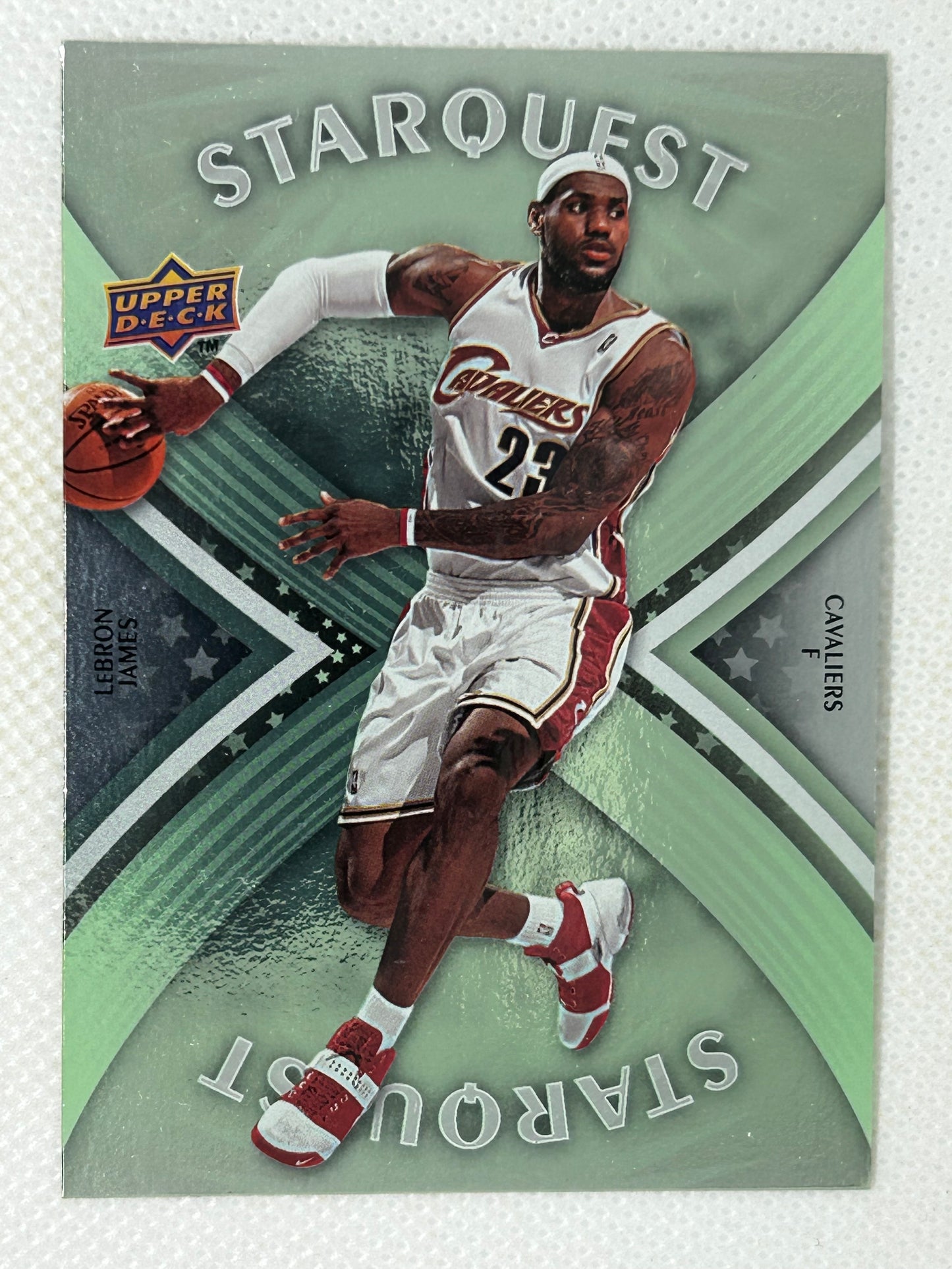 2008-09 Upper Deck First Edition Starquest Green #SQ-17 LeBron James Cleveland Cavaliers