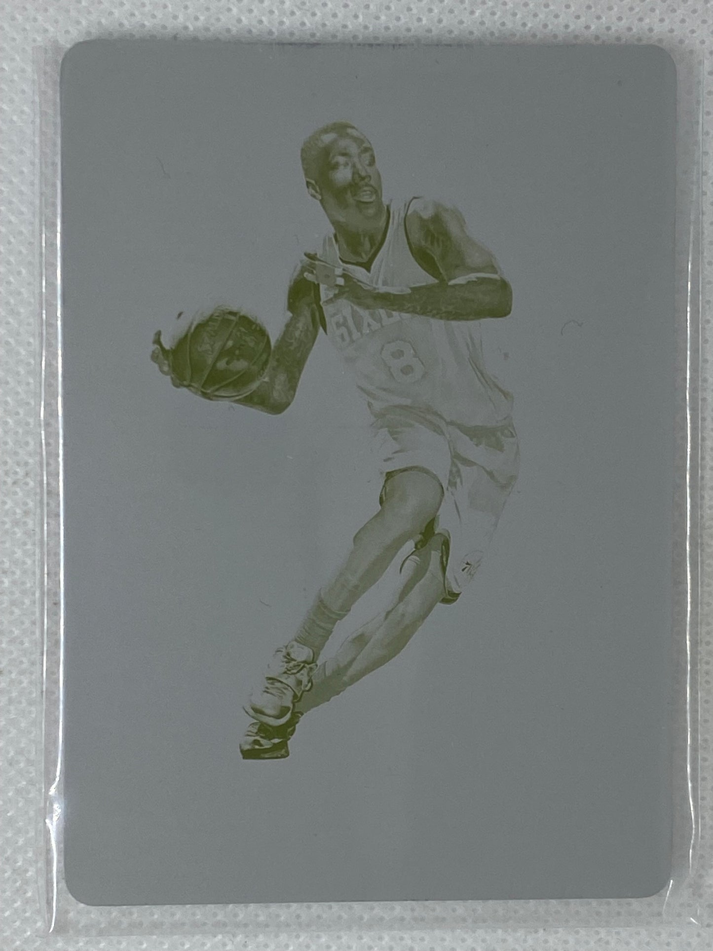 2014-15 Panini National Treasures Yellow Printing Plate Tony Wroten #88 With Base Included