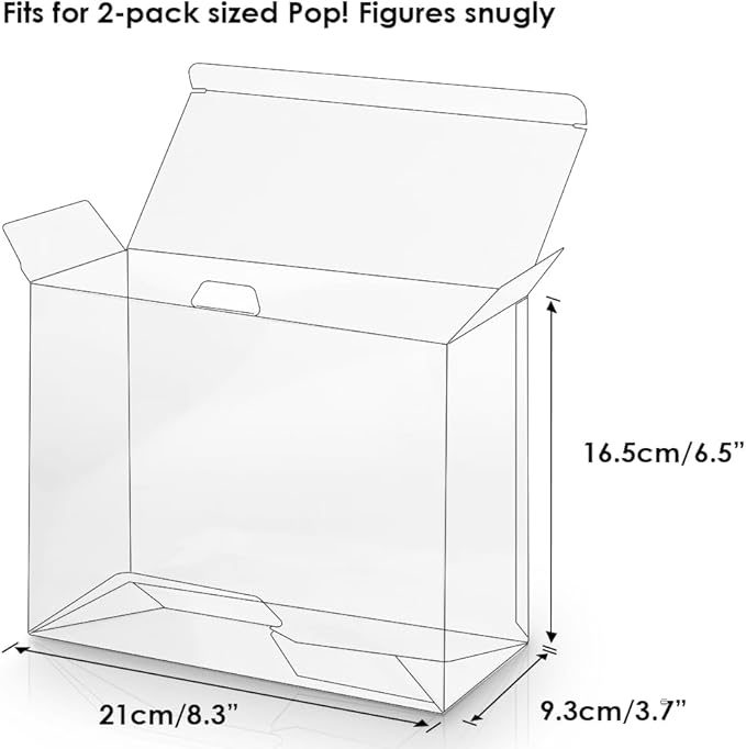 Large Funko Pop! Protector For 2 Pack Funko
