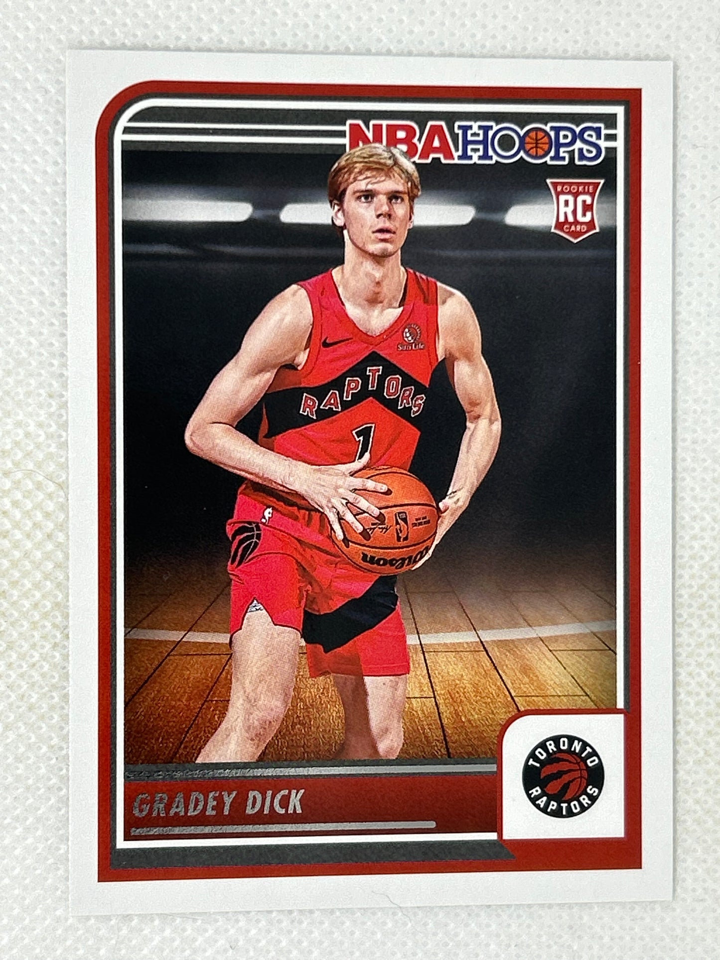 2023-24 Panini NBA Hoops Rookie #243 Gradey Dick Toronto Raptors