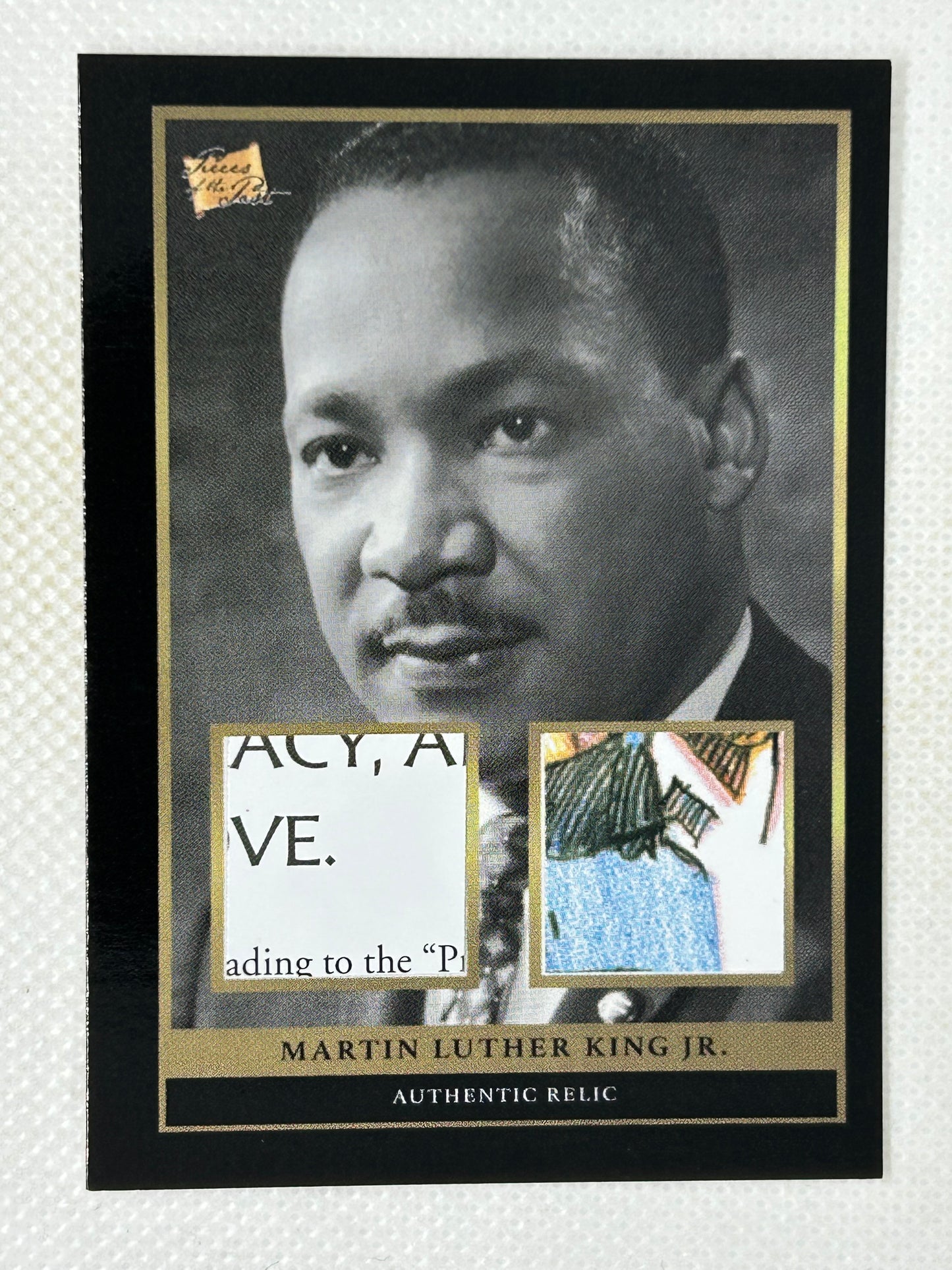 2024 Pieces Of The Past Martin Luther King JR. # DUAL-MLK Relic Card