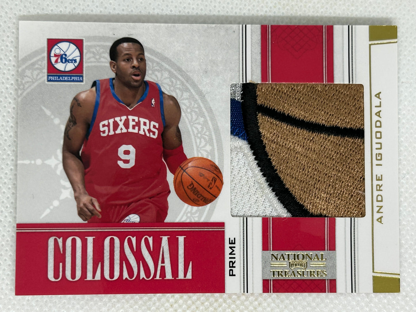2009-10 Playoff National Treasures Colossal Prime Patch /8 Andre Iguodala #19 Philadelphia 76ers