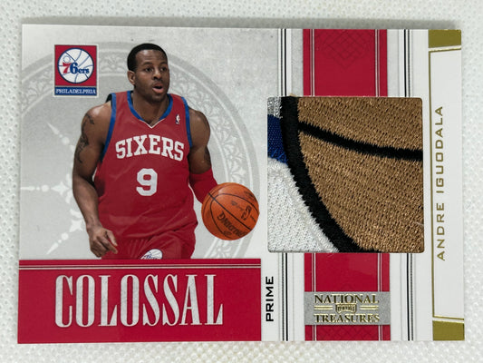 2009-10 Playoff National Treasures Colossal Prime Patch /8 Andre Iguodala #19 Philadelphia 76ers