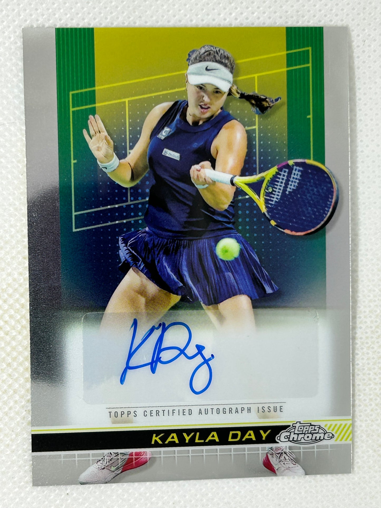 2024 Topps Chrome Tennis Autographs Kayla Day #TCAKDY