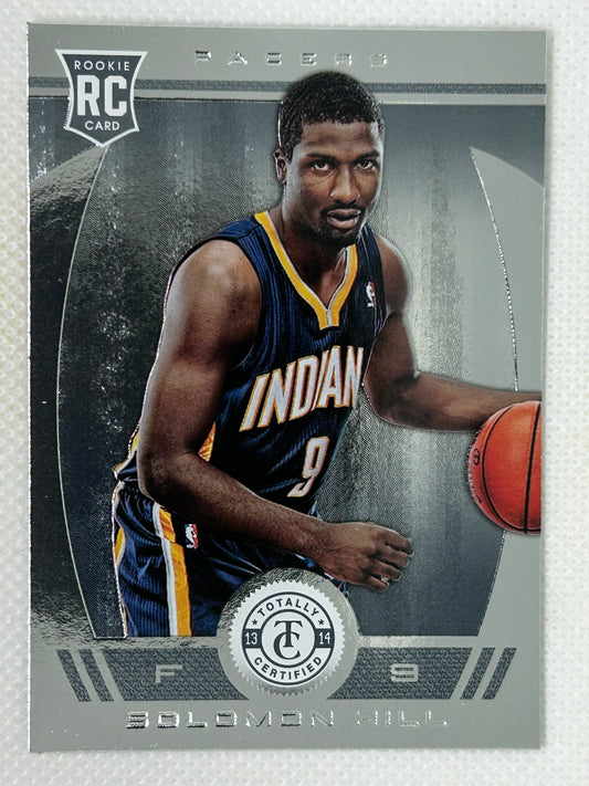 2013-14 Panini Totally Certified Rookie Card Solomon Hill #228 Indiana Pacers