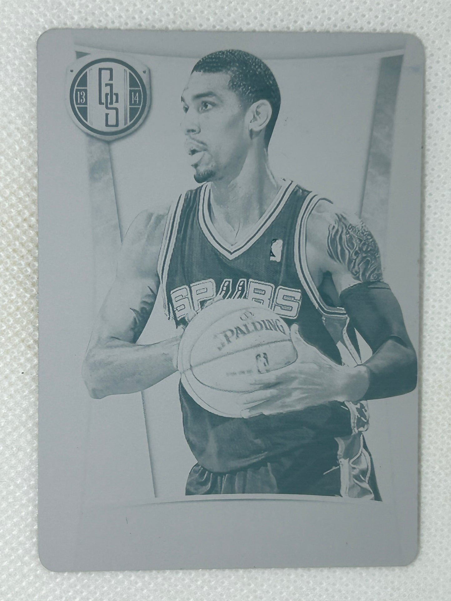 2013-14 Panini Gold Standard #112 Danny Green Cyan Printing Plate 1/1 National Treasures San Antonio Spurs