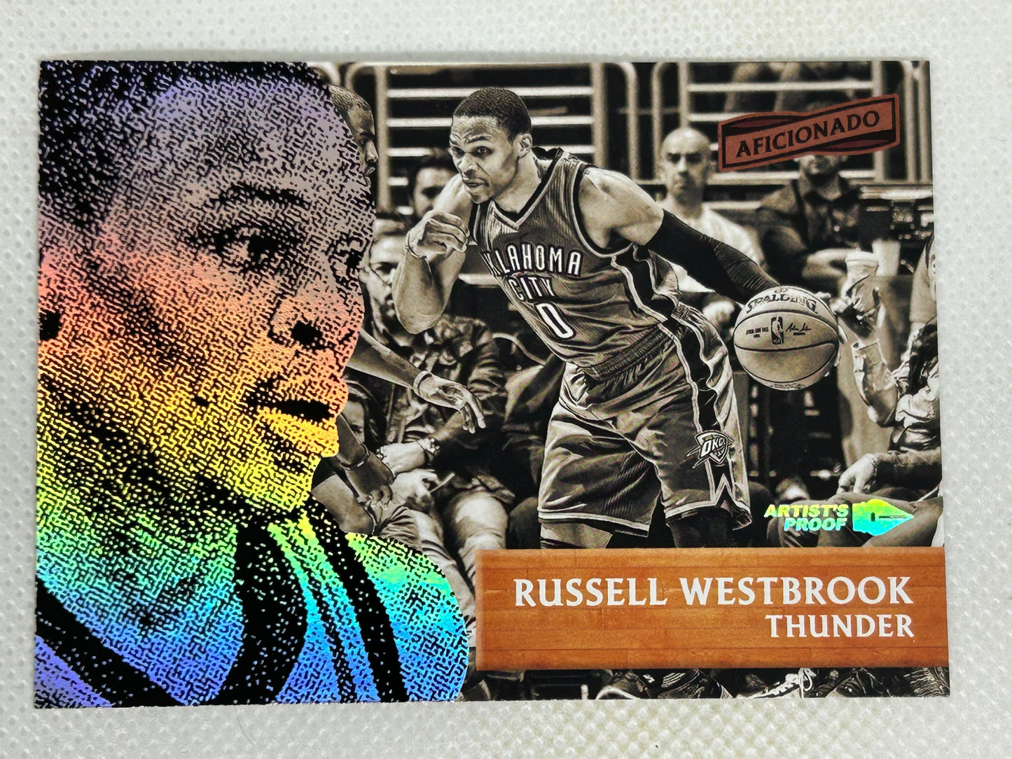 2016-17 Panini Aficionado Artist Proof Parallel Base Card Russell Westbrook #52 Oklahoma City Thunder