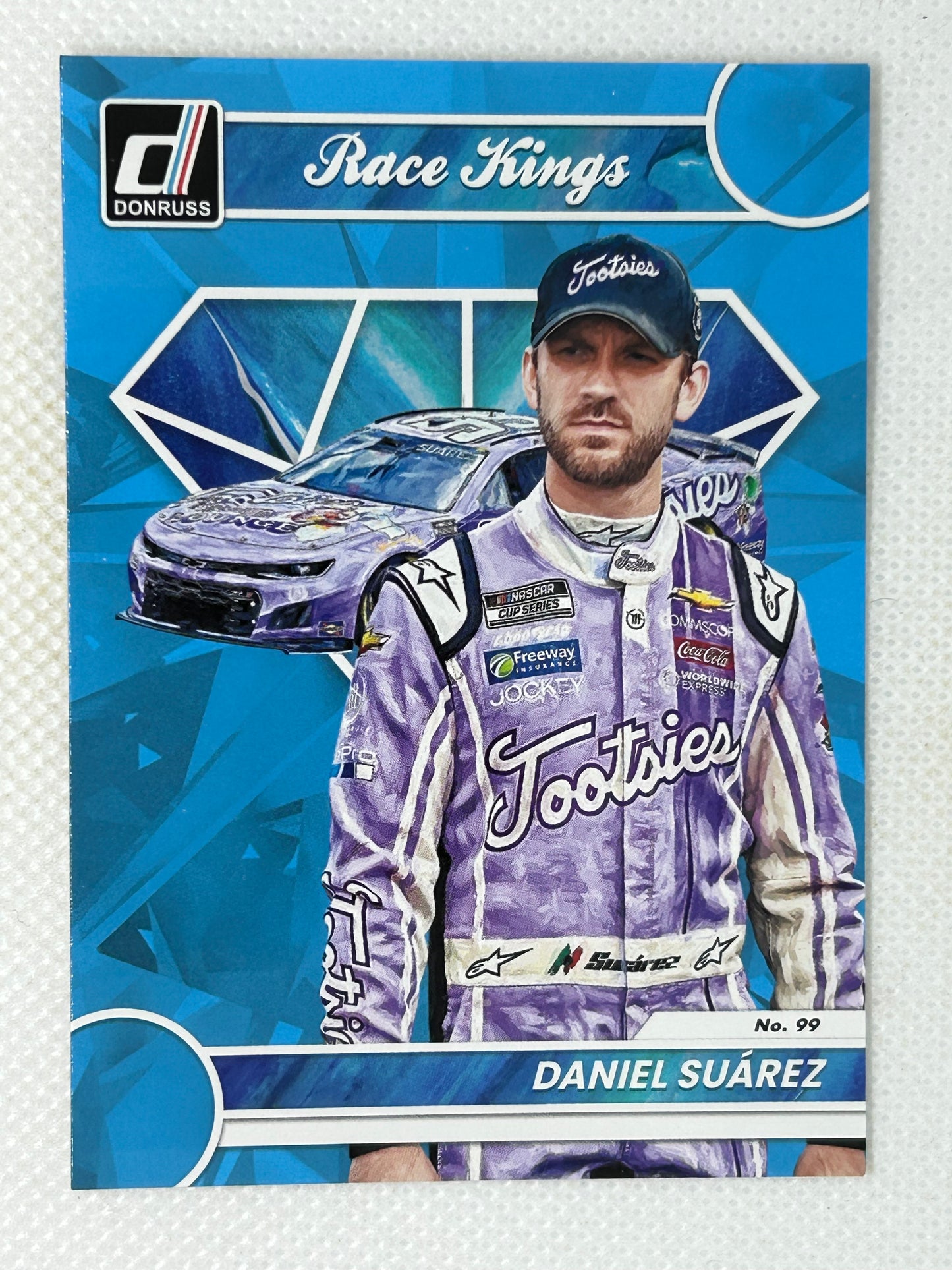 2023 Panini Donruss NASCAR Race Kings Carolina Blue Daniel Suarez #11