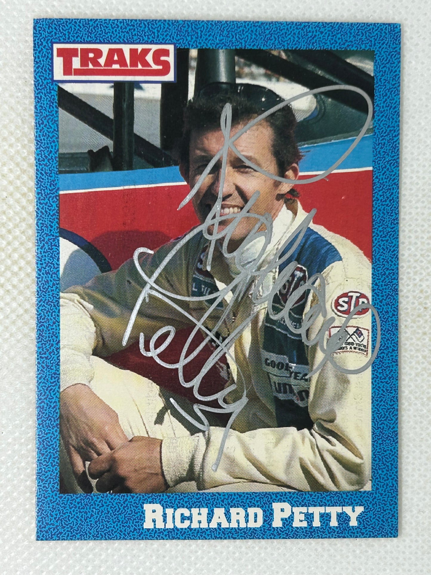1991 Traks Richard Petty #1 Richard Petty Signed Card