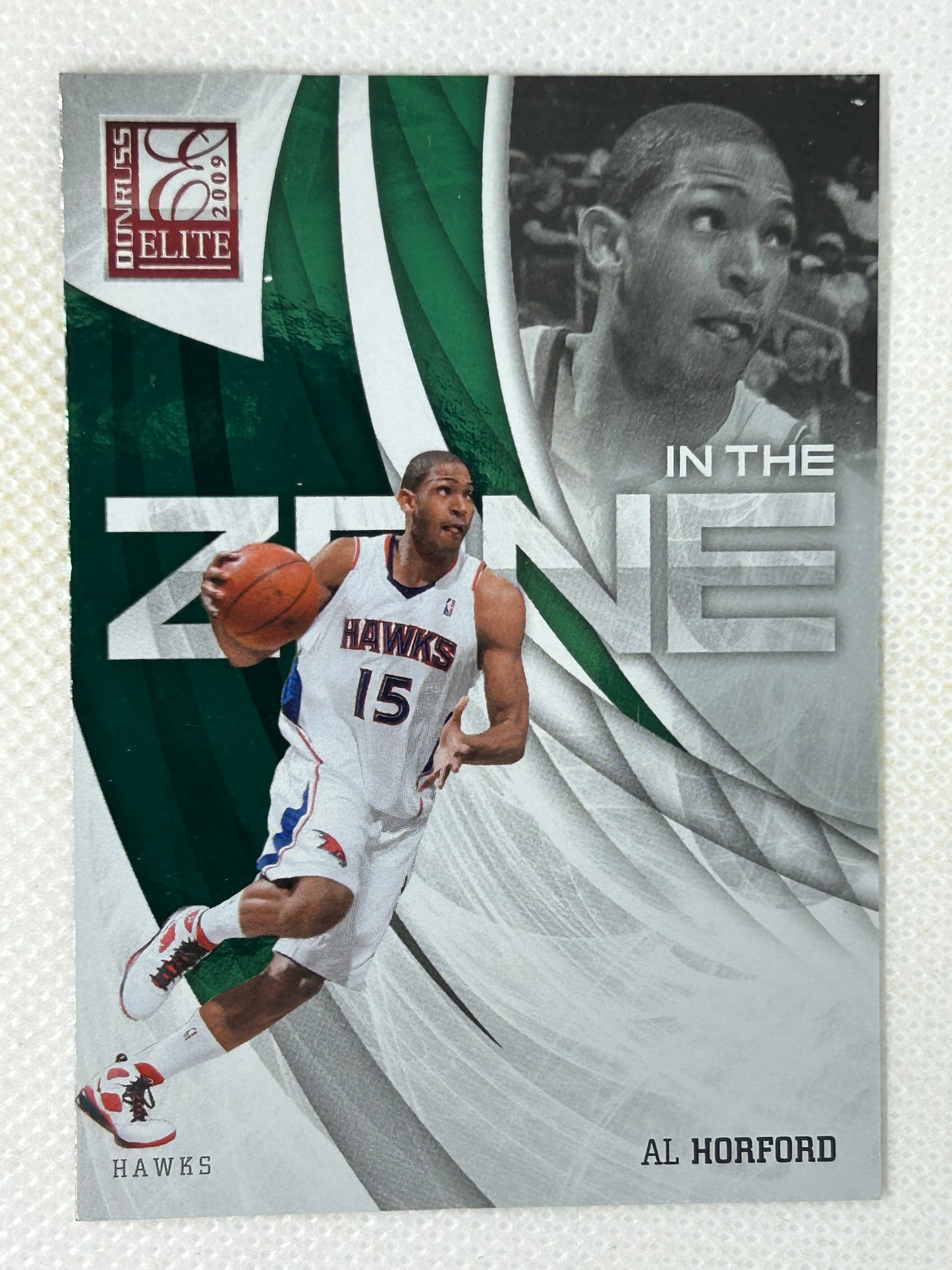 2009-10 Panini Donruss Elite In the Zone Al Horford #10 Atlanta Hawks