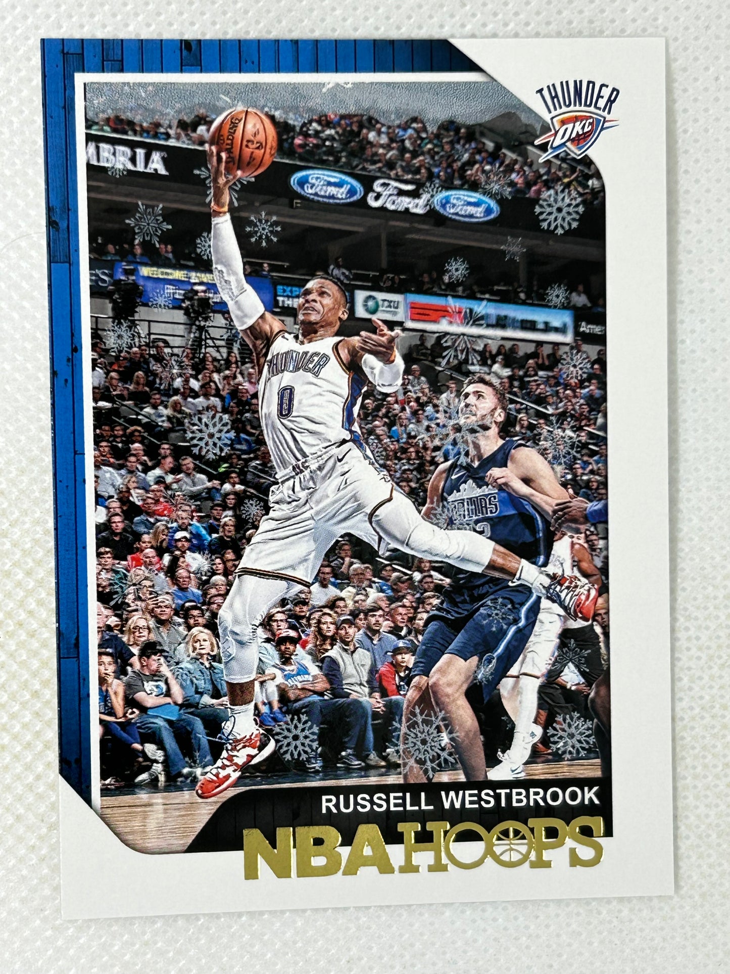 2018-19 Panini NBA Hoops Russell Westbrook #30 Oklahoma City Thunder