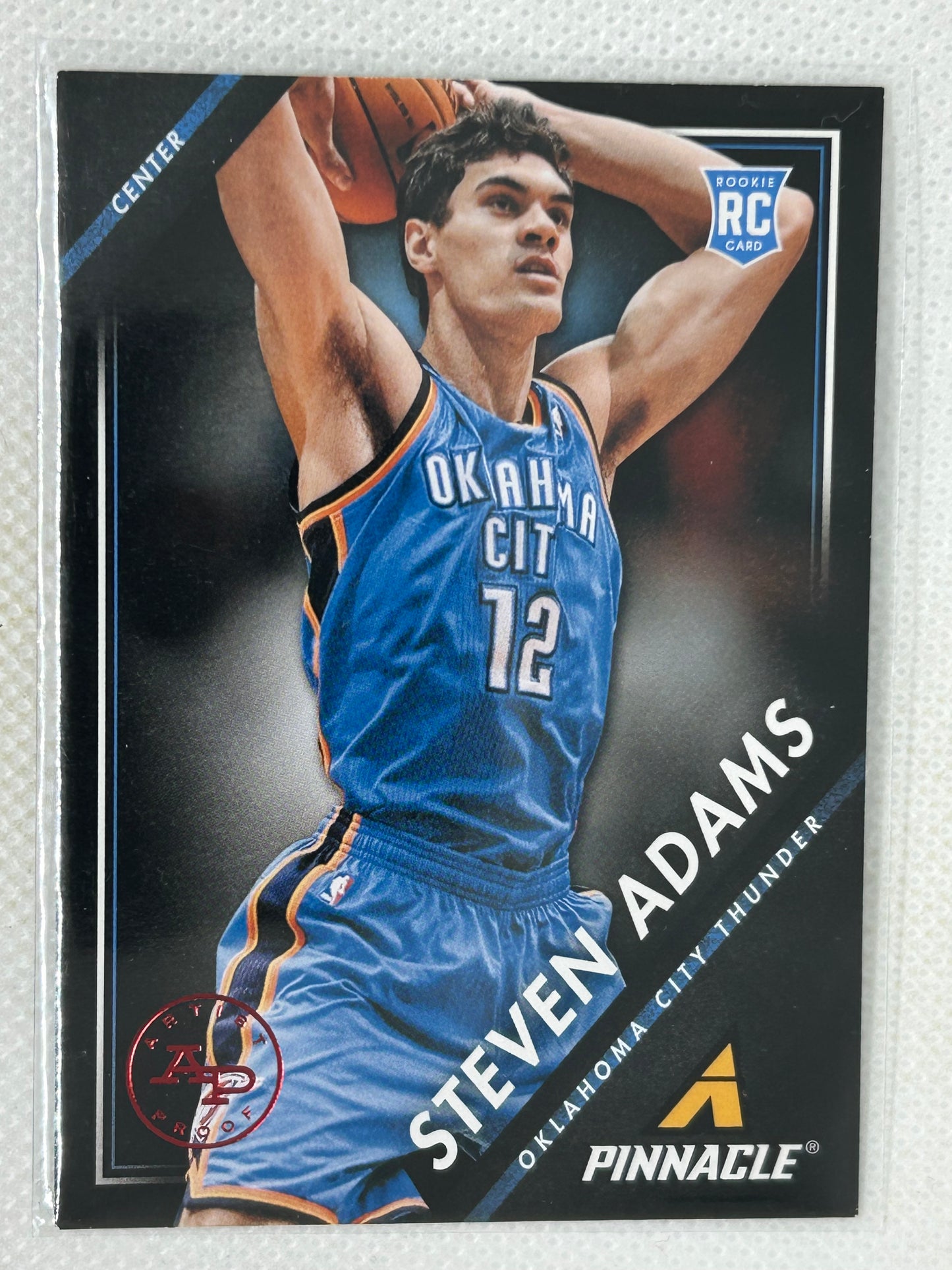 2013-14 Panini Pinnacle Rookie Card #13 Steven Adams Oklahoma City Thunder