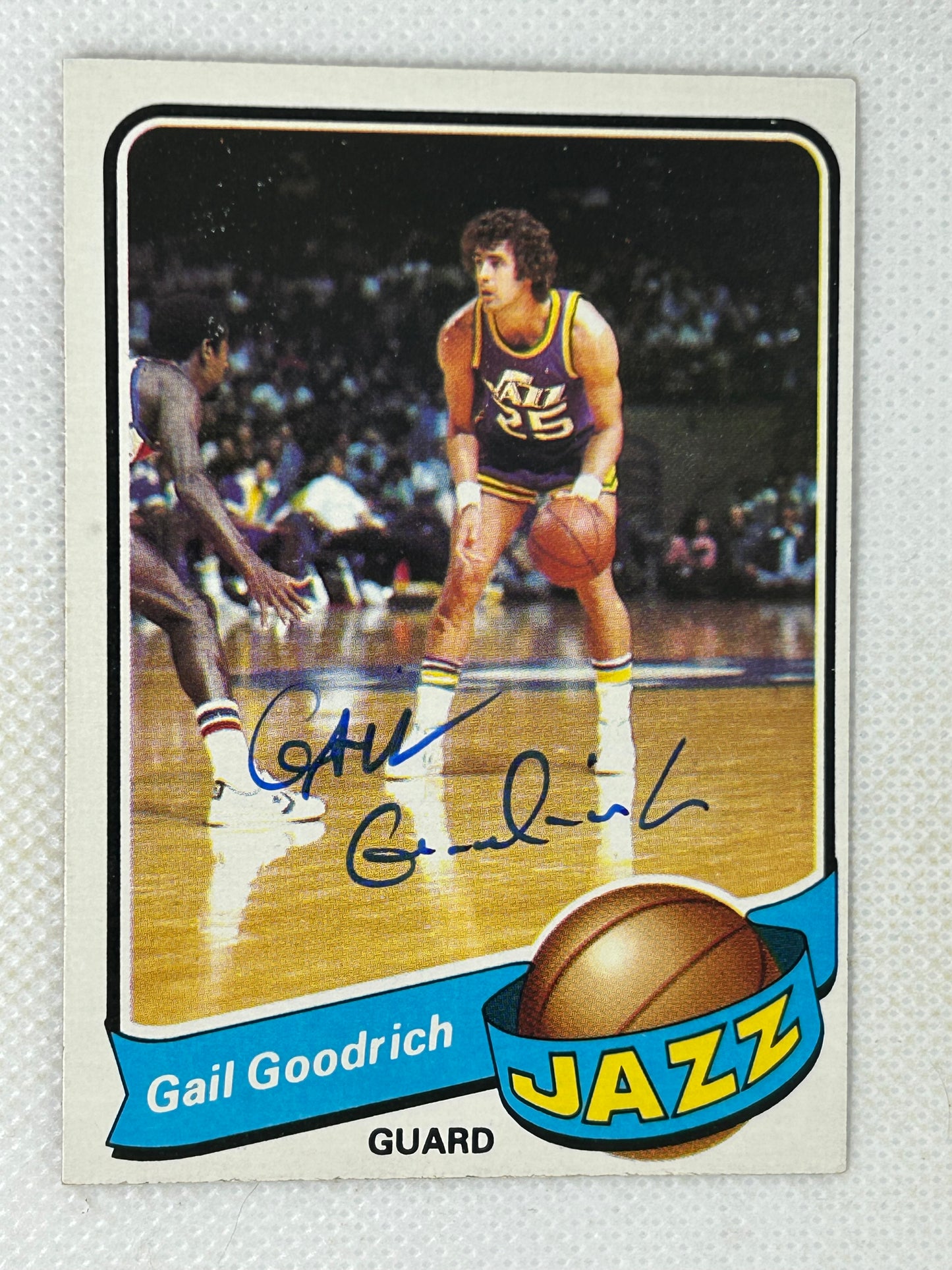 1979-80 Topps Gail Goodrich #32 Utah Jazz Signed Card
