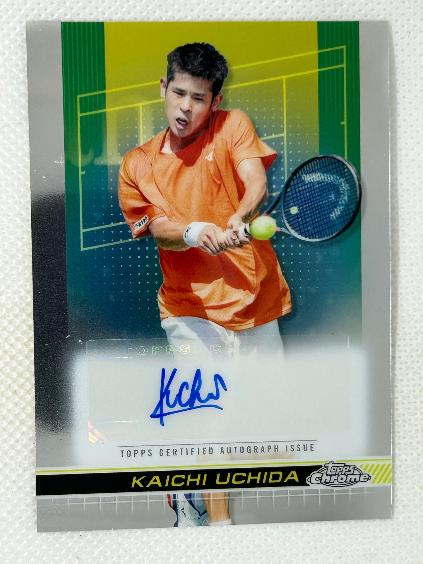 2024 Topps Chrome Tennis Autographs #TCAKUA Kaichi Uchida