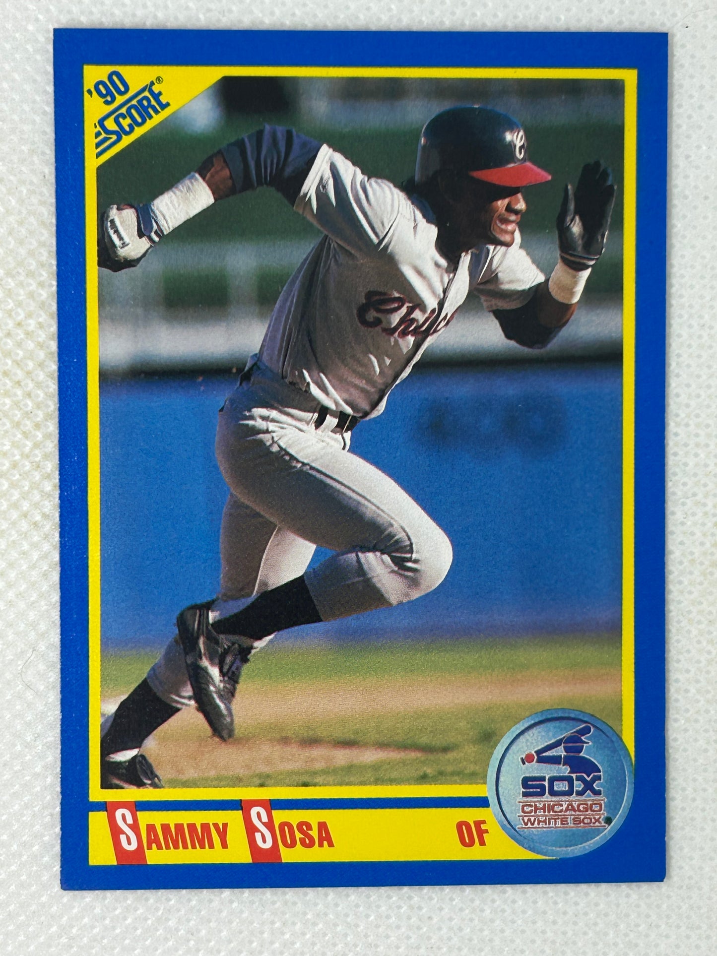 1990 Score #558 Sammy Sosa Rookie Card Chicago Cubs