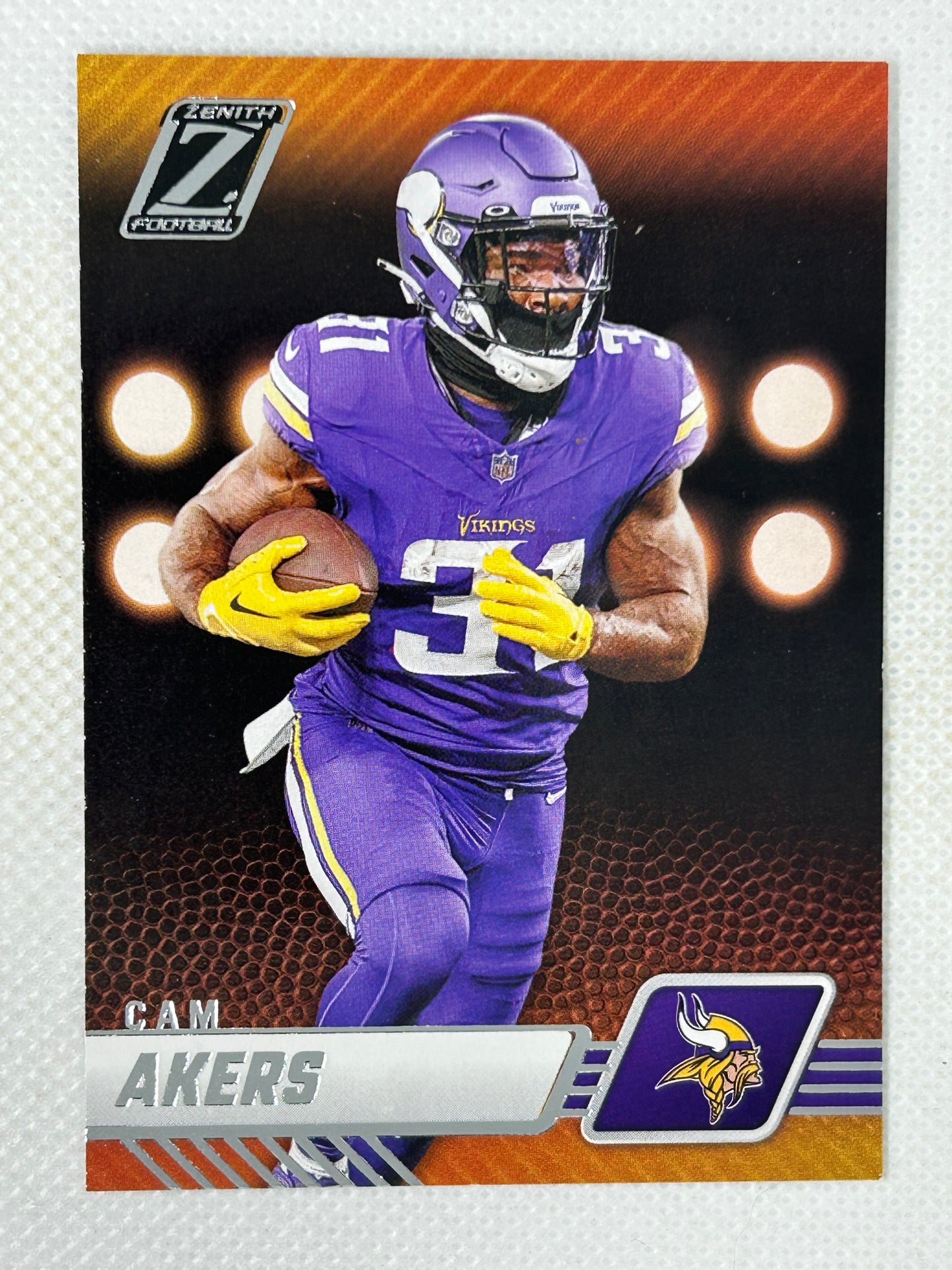 2023 Panini Zenith Cam Akers #61 Minnesota Vikings