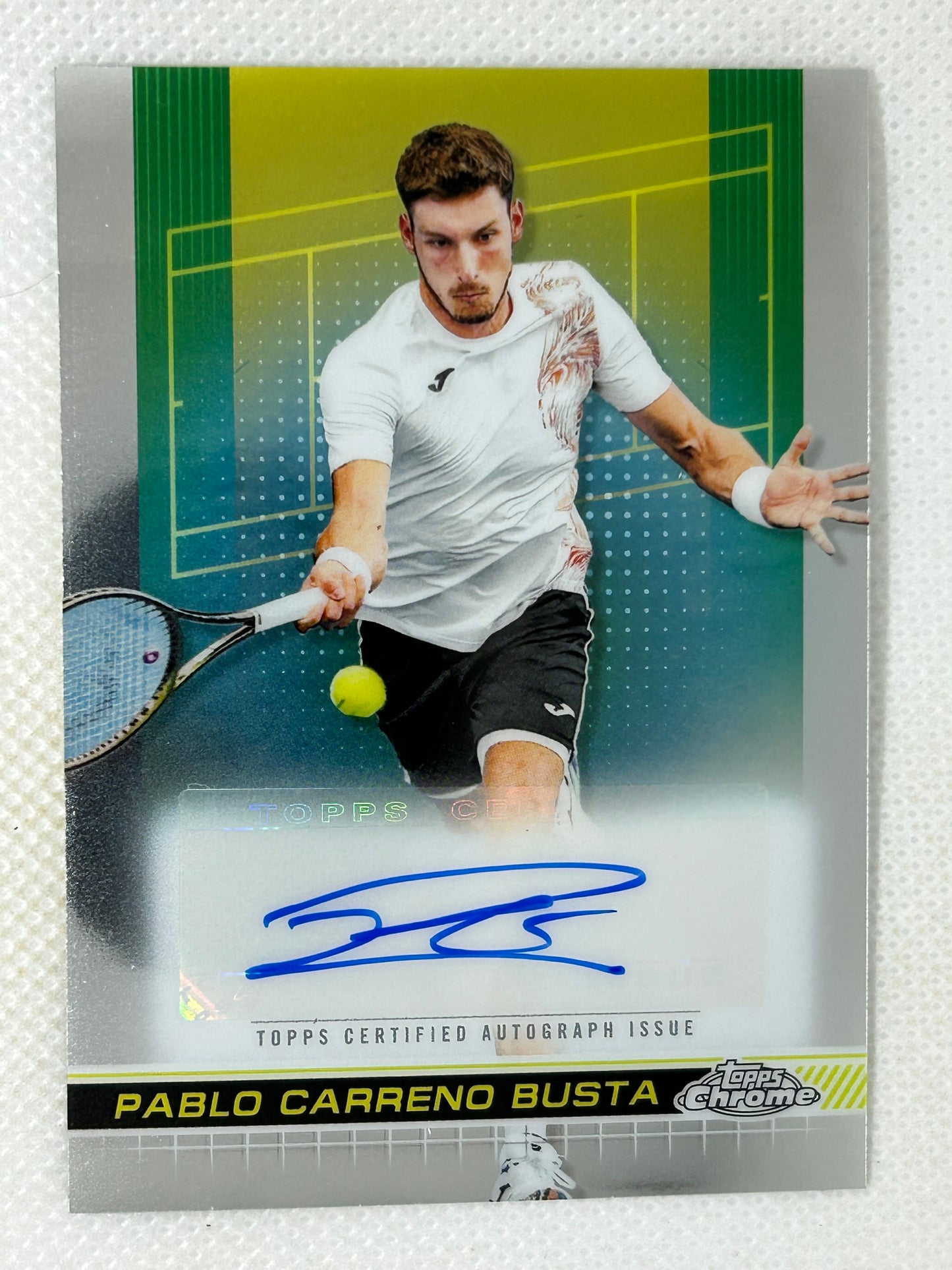 2024 Topps Chrome Tennis Autographs Pablo Carreno Busta #TCA-PCB