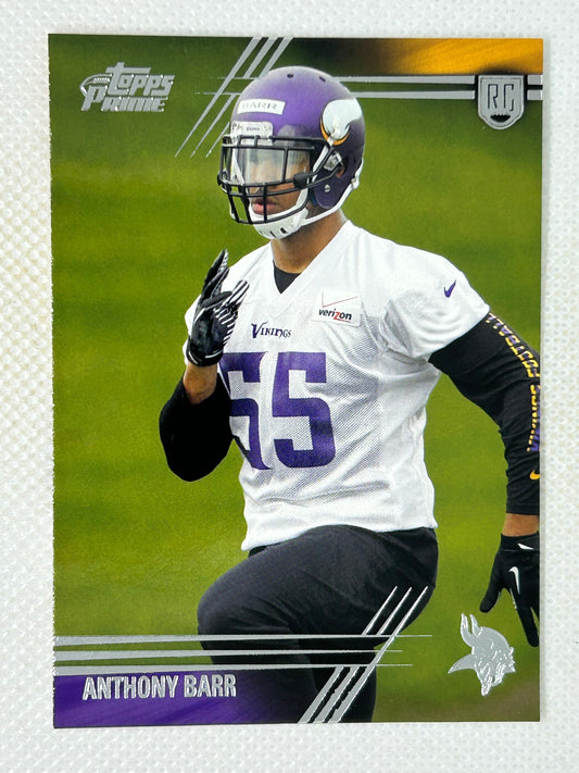 2014 Topps Prime #127 Anthony Barr Rookie Card Minnesota Vikings
