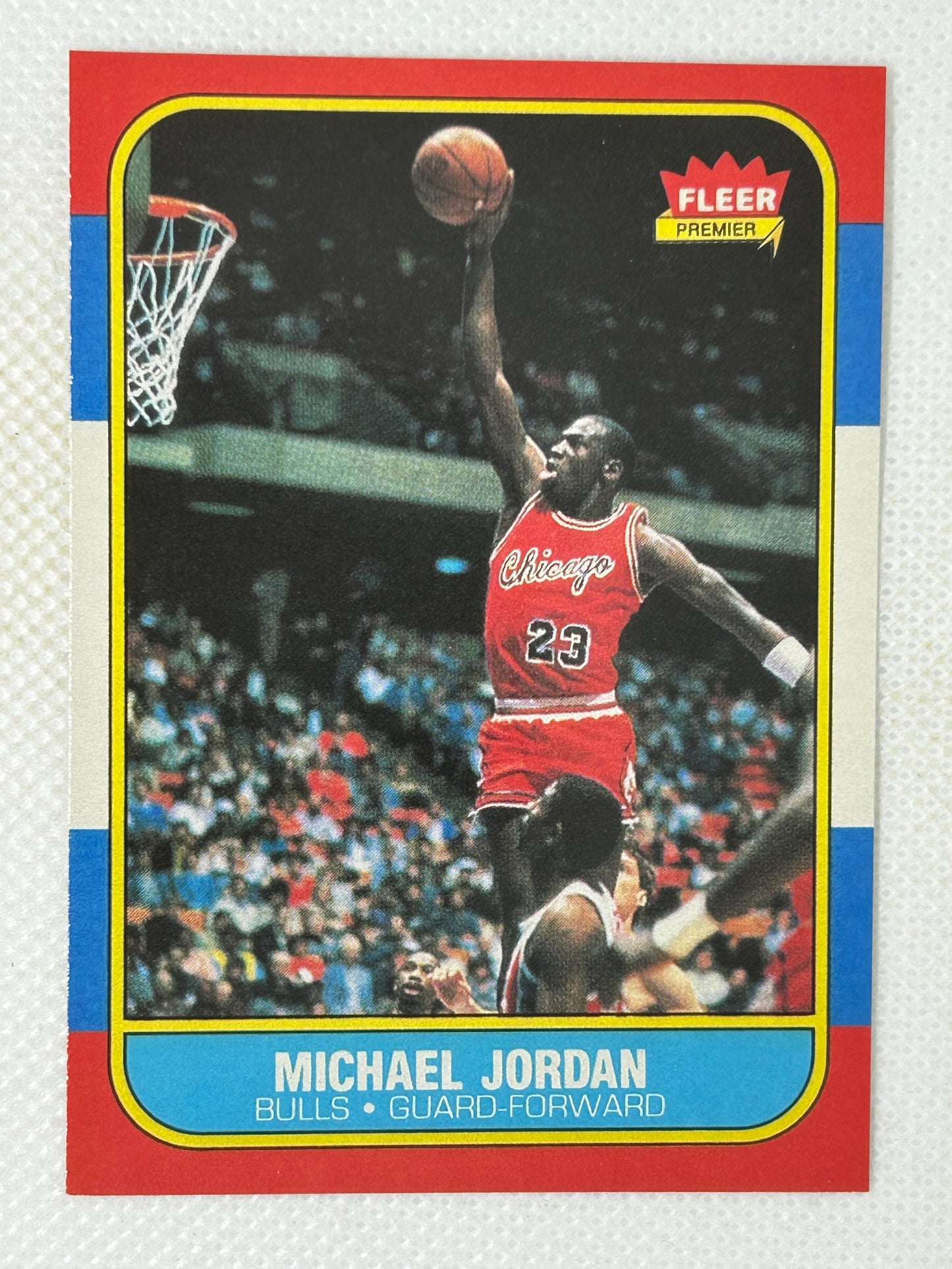 1986-87 Fleer Michael Jordan 57 of 132 Rookie REPRINT Chicago Bulls