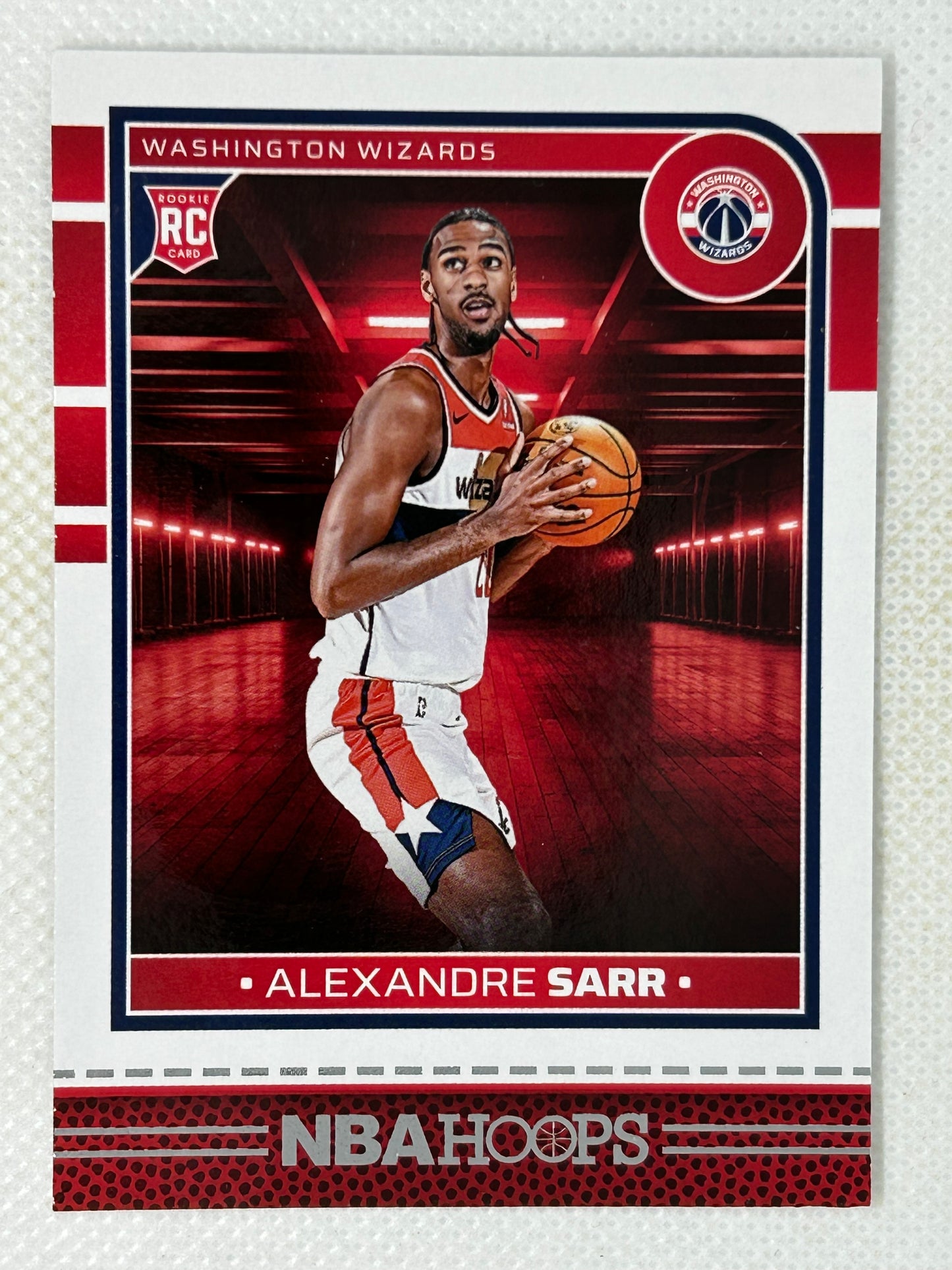 2024-25 Panini NBA Hoops Rookies Alexandre Sarr #232 Washington Wizards
