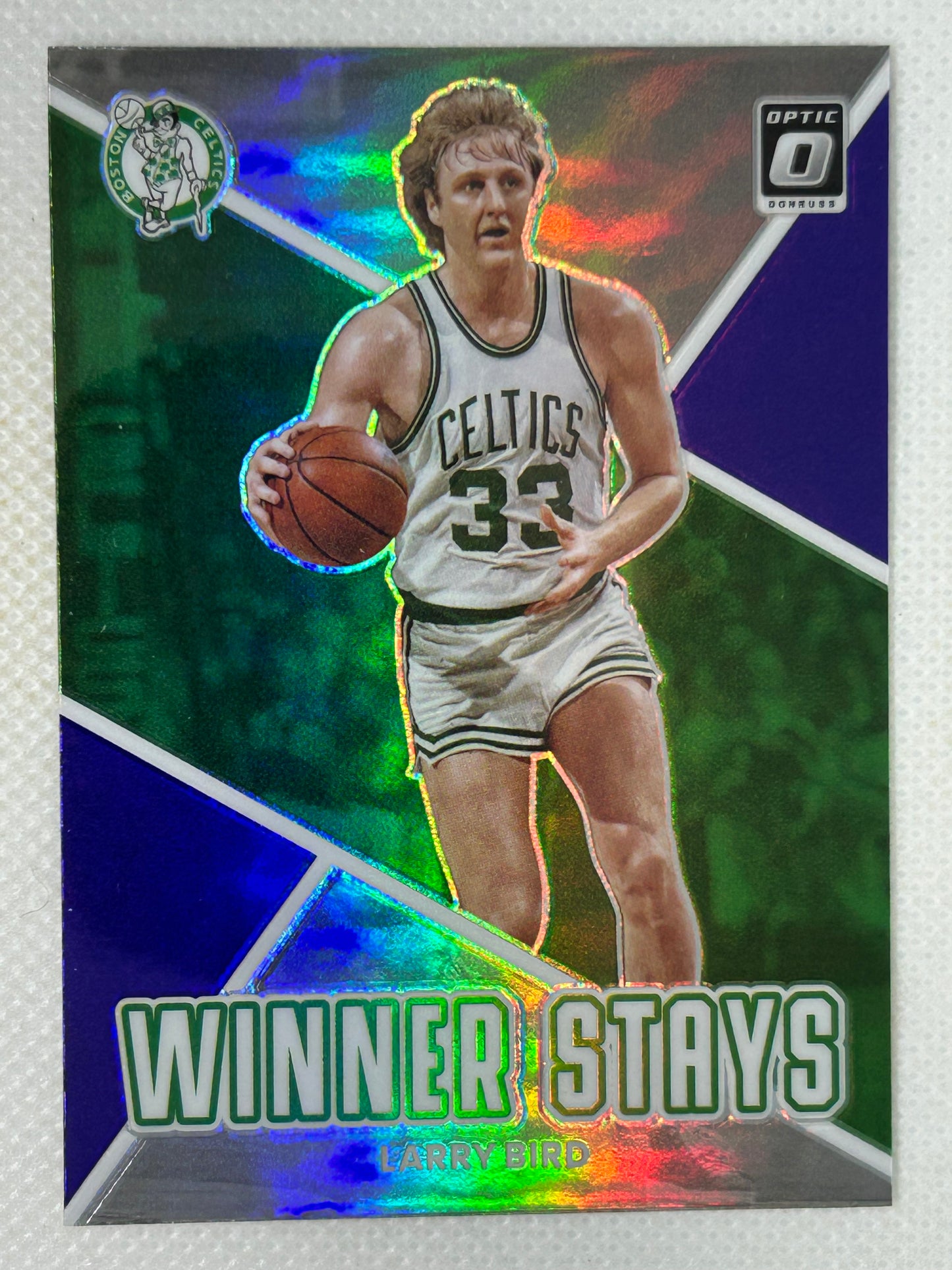 2022-23 Panini Donruss Optic Winner Stays #15 Larry Bird Boston Celtics
