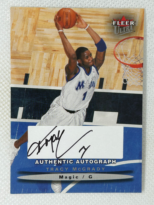 2003-04 Fleer Ultra Signatures Tracy McGrady Autograph /350 Orlando Magic