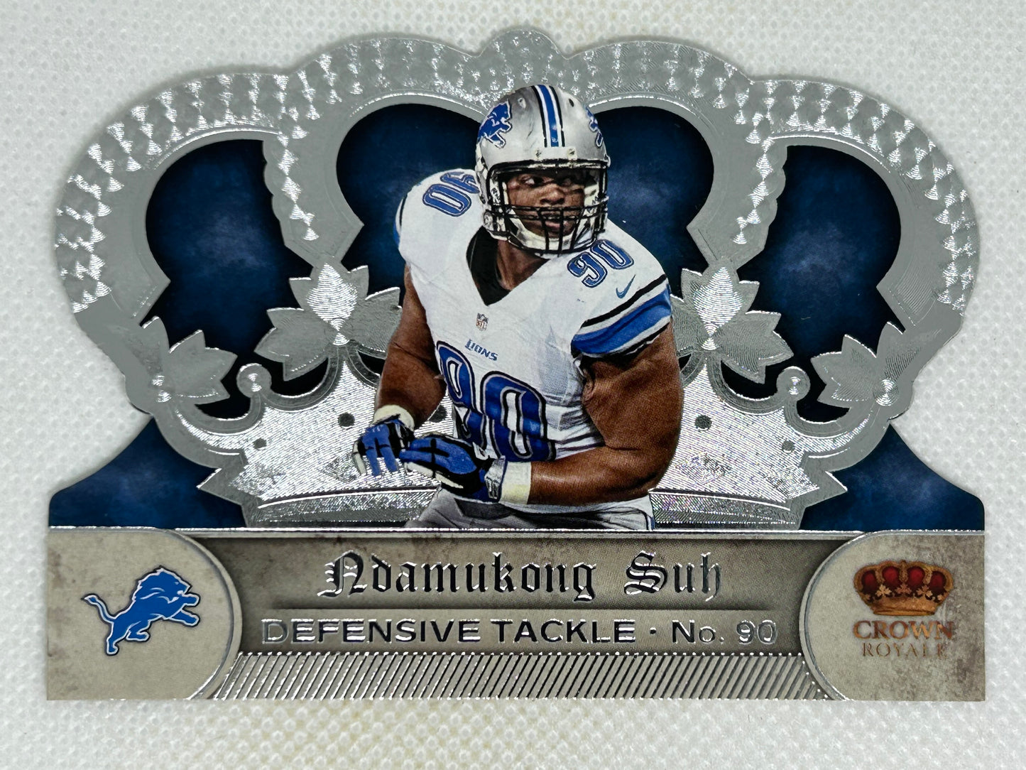 2012 Panini Crown Royale #68 Ndamukong Suh Detroit Lions