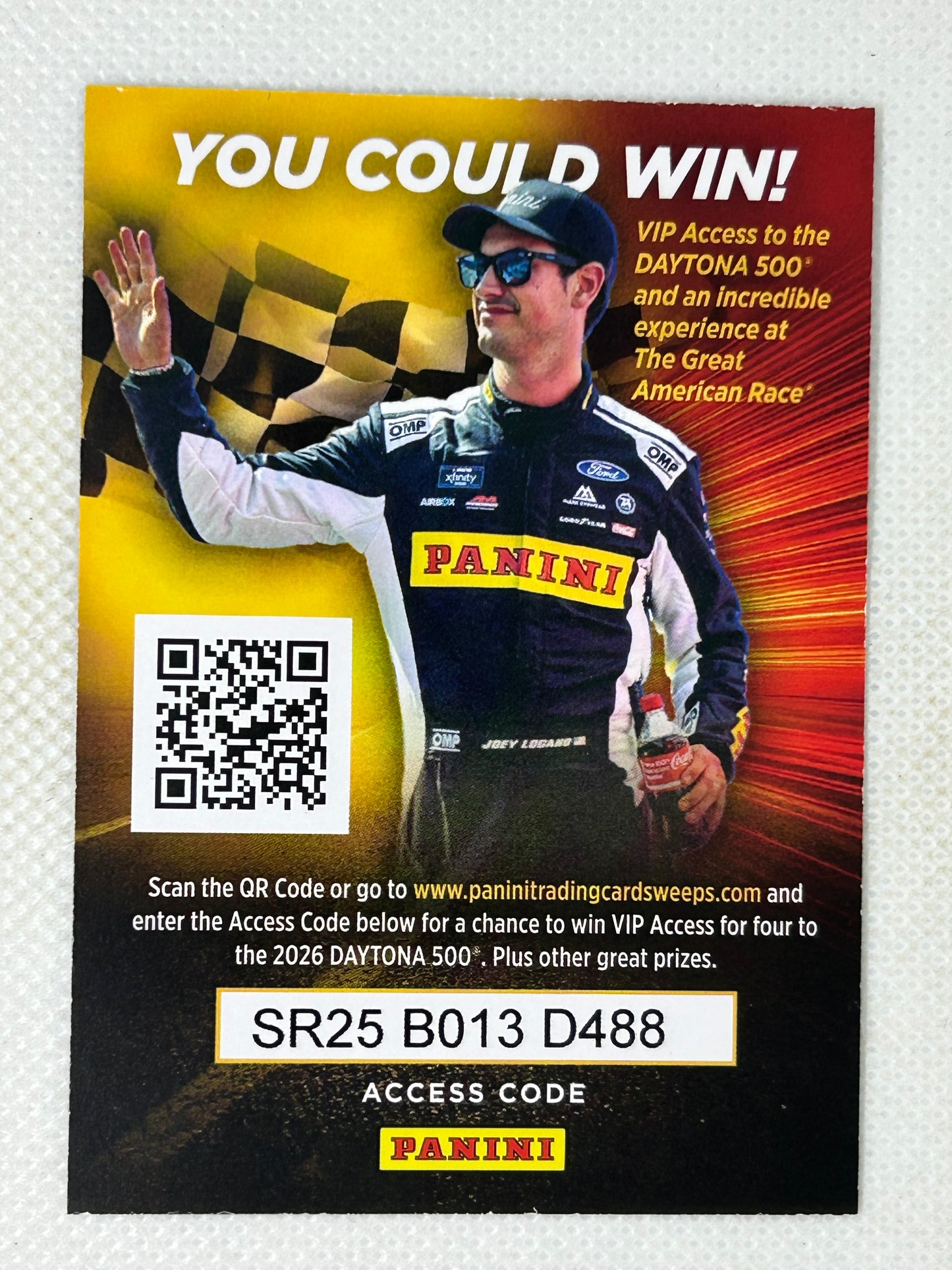 2025 Panini NASCAR Win a VIP Experience Richard Petty Signed Card