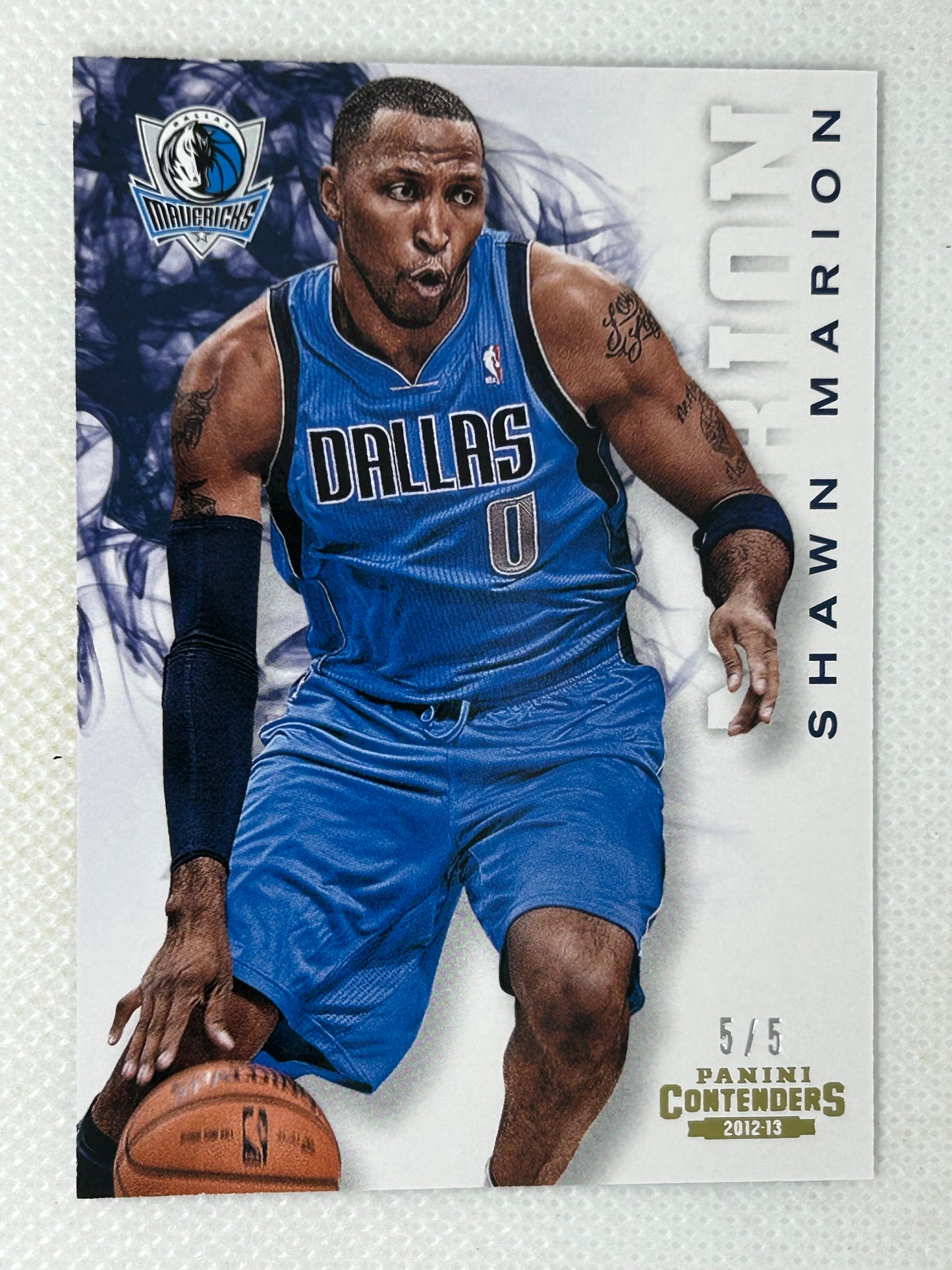 2012-13 Panini Contenders #26 Shawn Marion /5 Dallas Mavericks