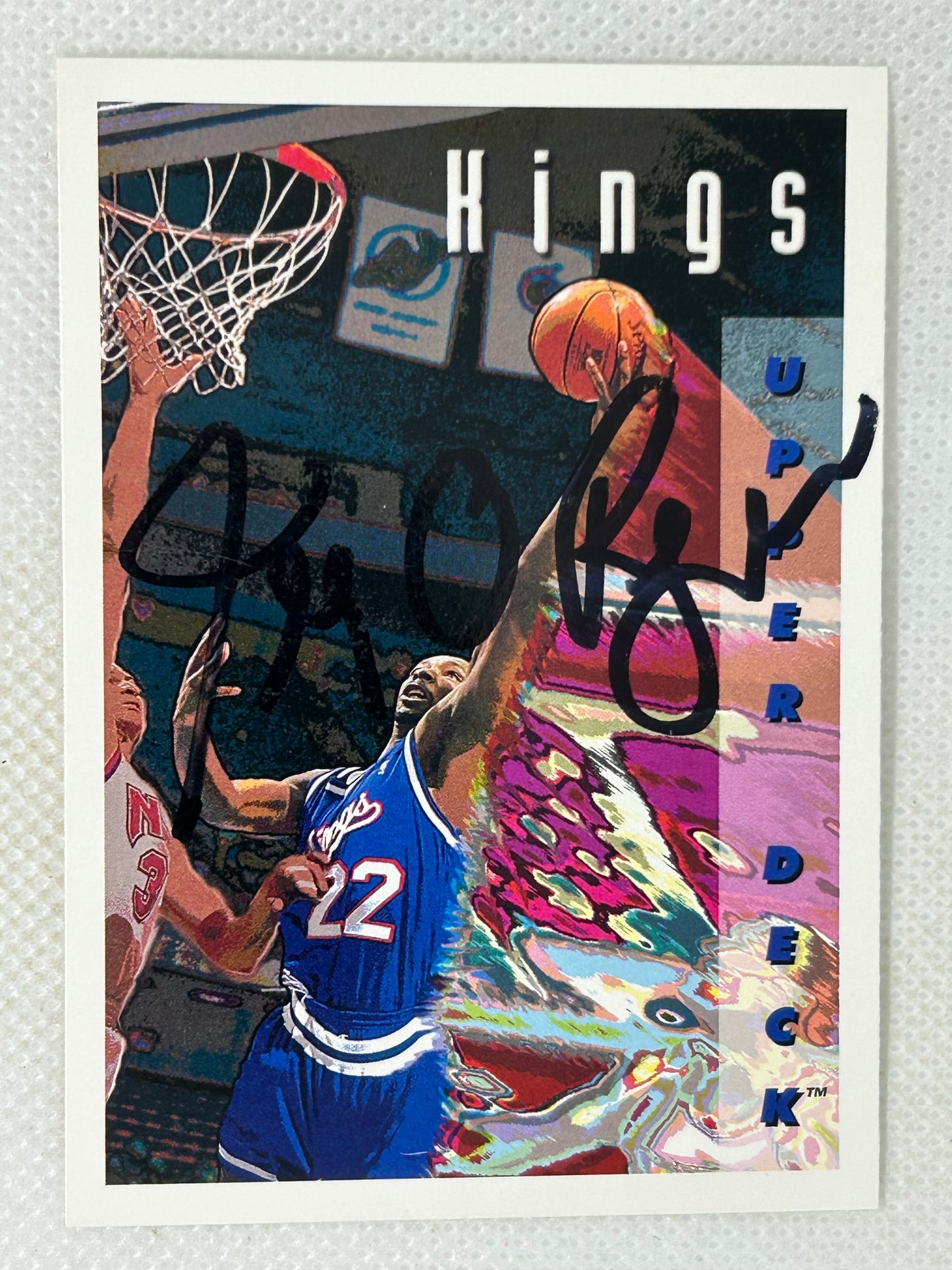 1992-93 Upper Deck Basketball #372 Sacramento Kings Jerry Reynolds Signed Card