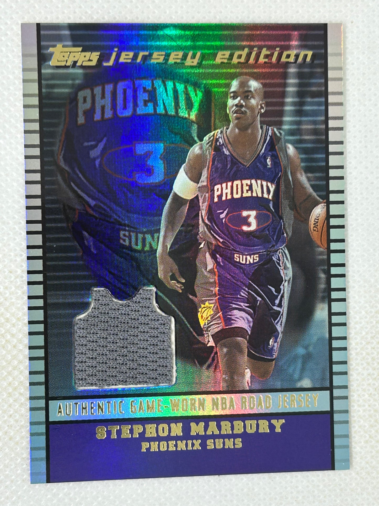 2002-03 Topps Jersey Edition Stephon Marbury #jeSM Phoenix Suns