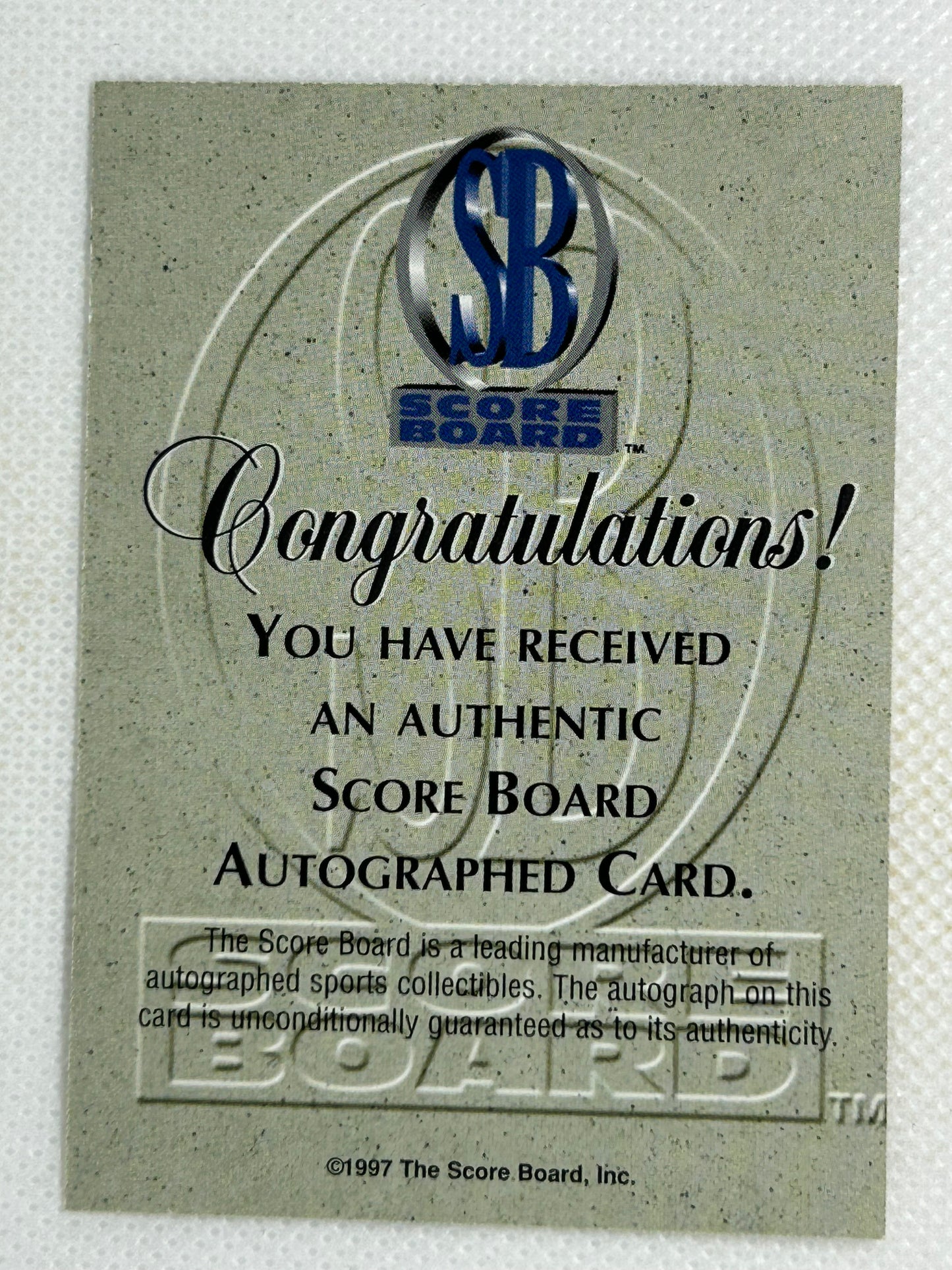 1997 Score Board Basketball Authentic Autograph Reggie Welch Auto Coppin State Eagles