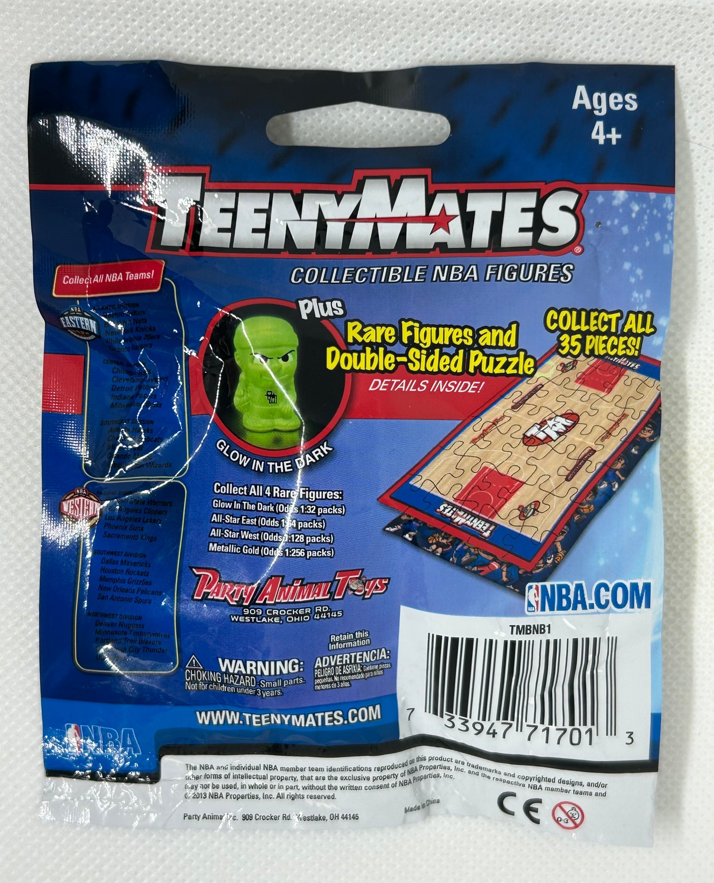 Party Animal Toys NBA Teenymates Collectible NBA Figures 2 Pack