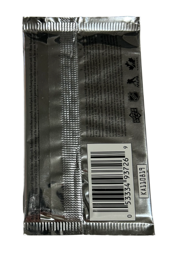 2019-20 Upper Deck Singles Day 1 Hockey Pack