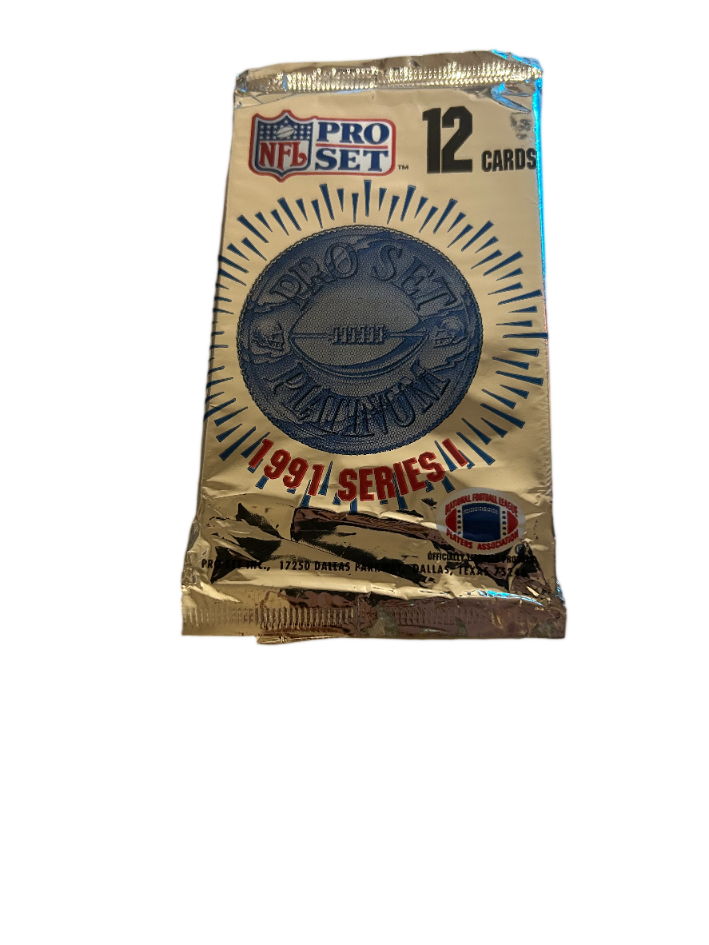 1991 Pro Set Platinum Football Series 1 Sealed Pack