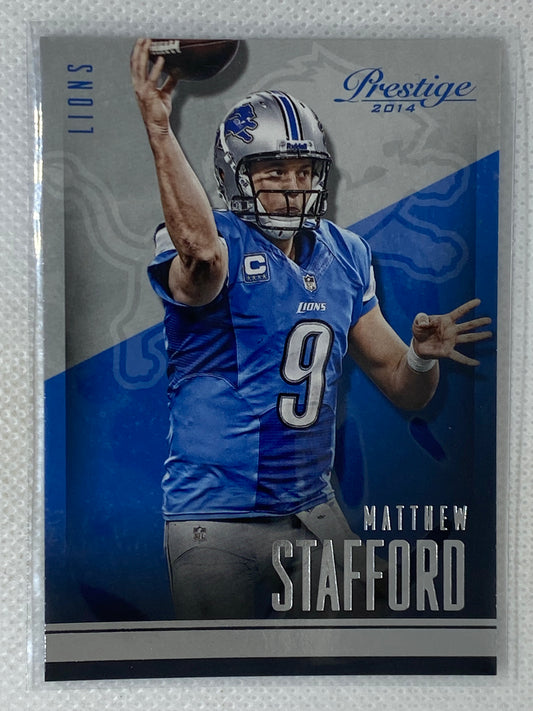 2014 Panini Prestige Football #132 Matthew Stafford Detroit Lions