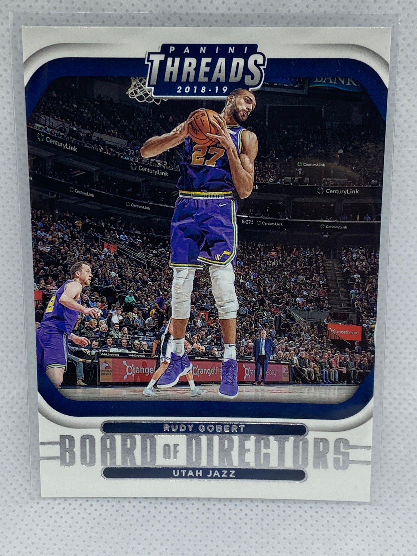 2018-19 Panini Threads Board of Directors #5 Rudy Gobert Jazz