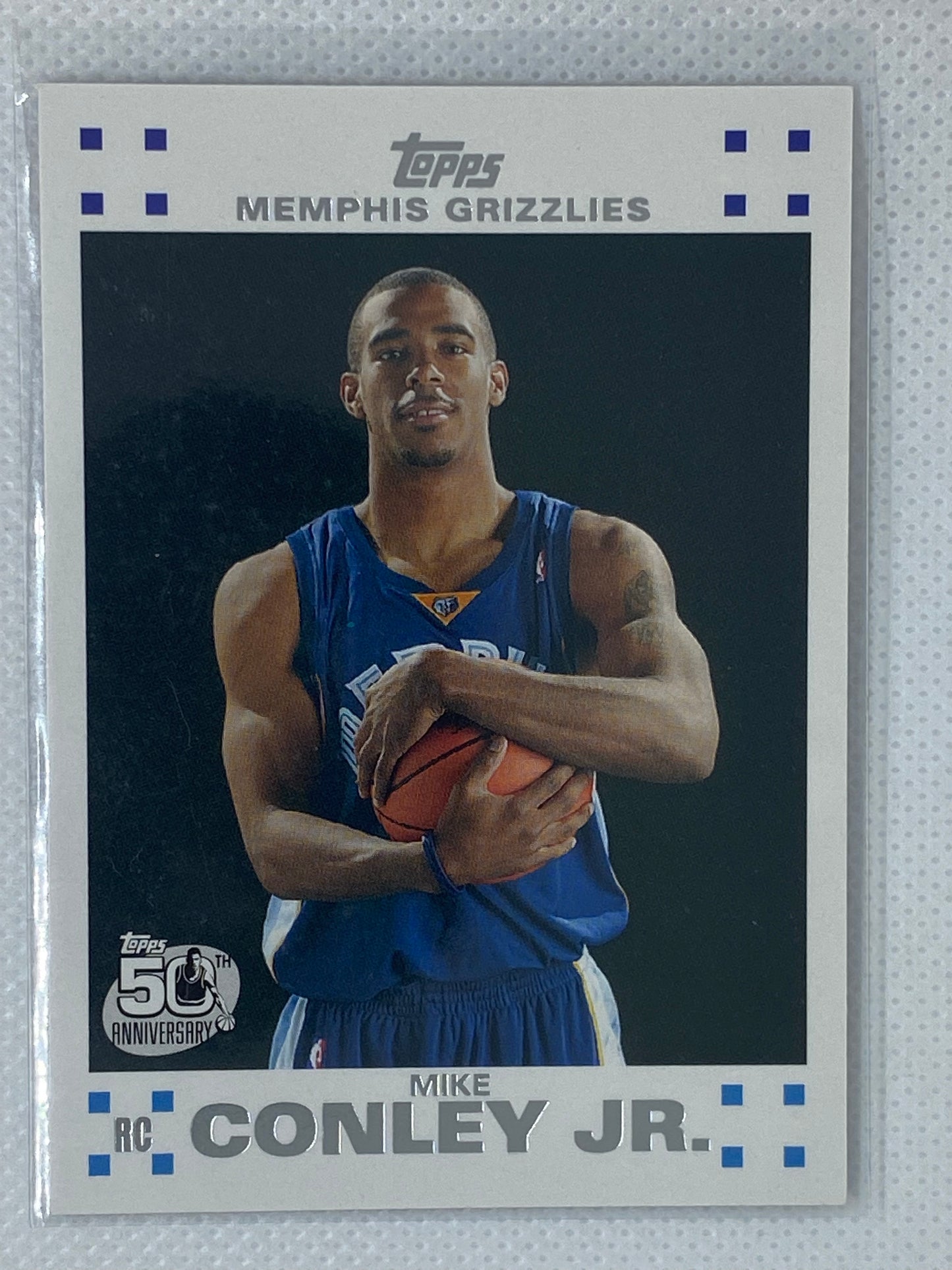 2007-08 Topps Basketball White Rookie Set #4 Mike Conley Jr Memphis Grizzlies