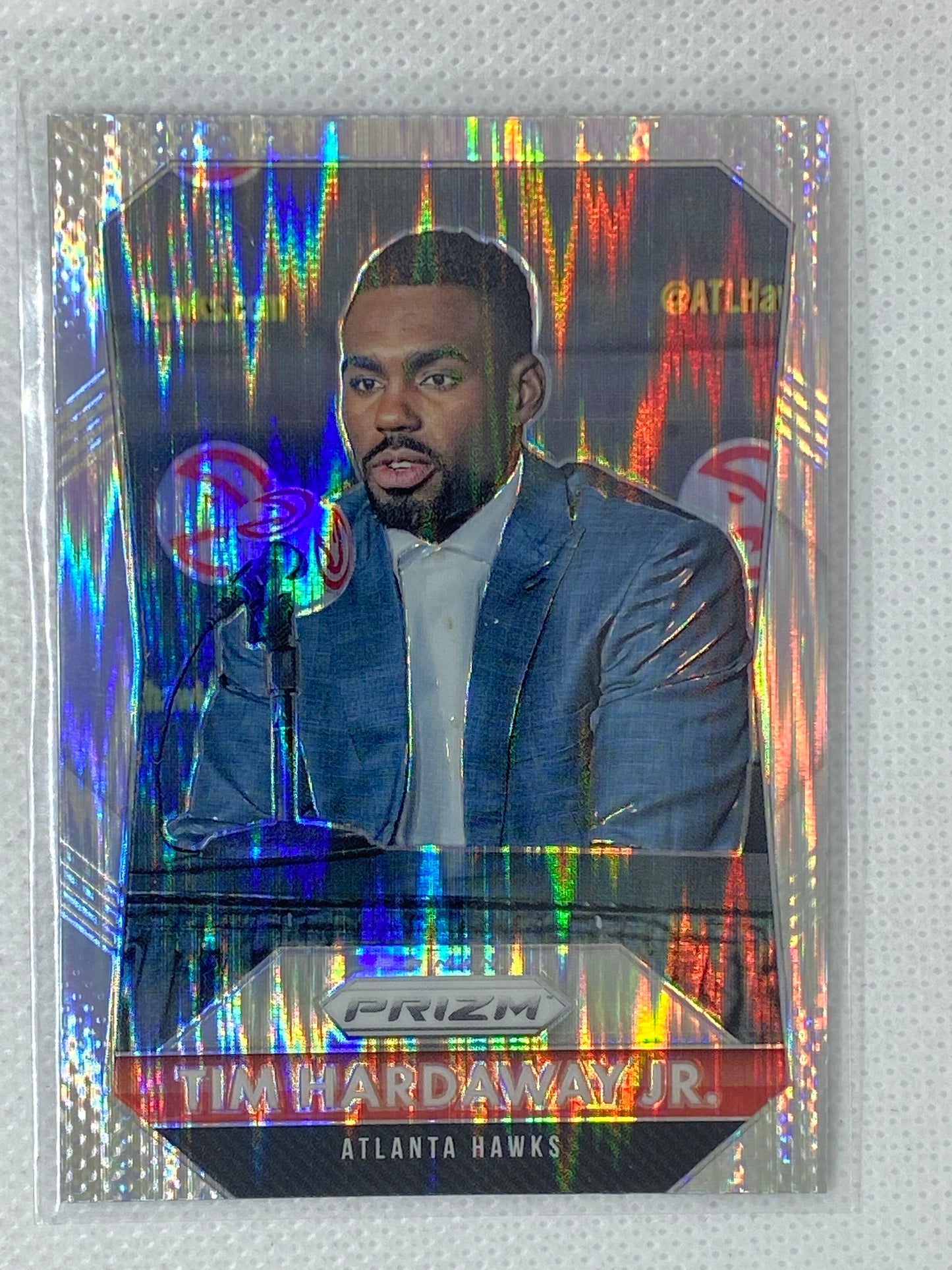2015-16 Panini Prizm Prizms Flash Hawks Basketball Card #8 Tim Hardaway Jr